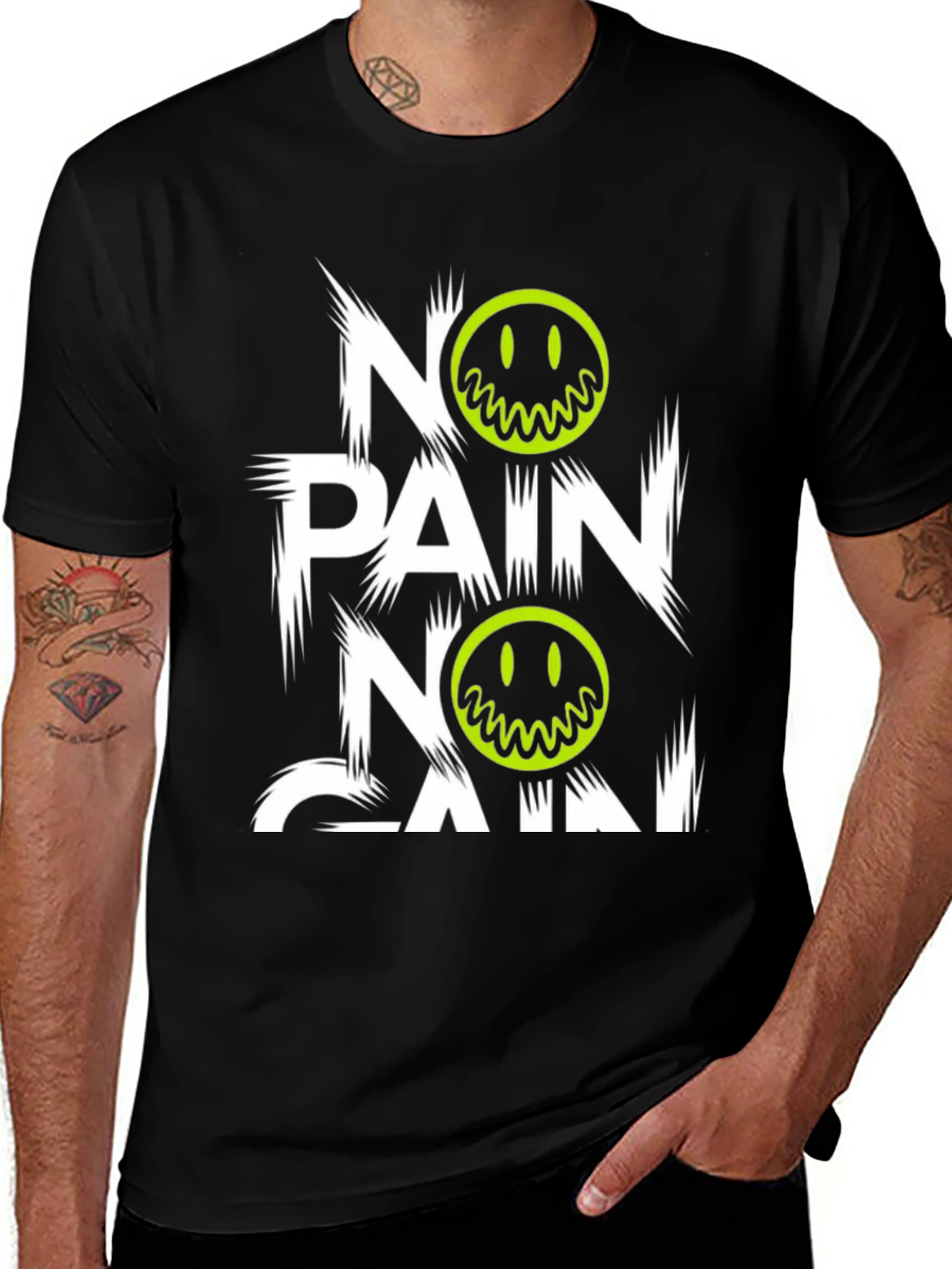 No Pain No Gain Graphic T-Shirt