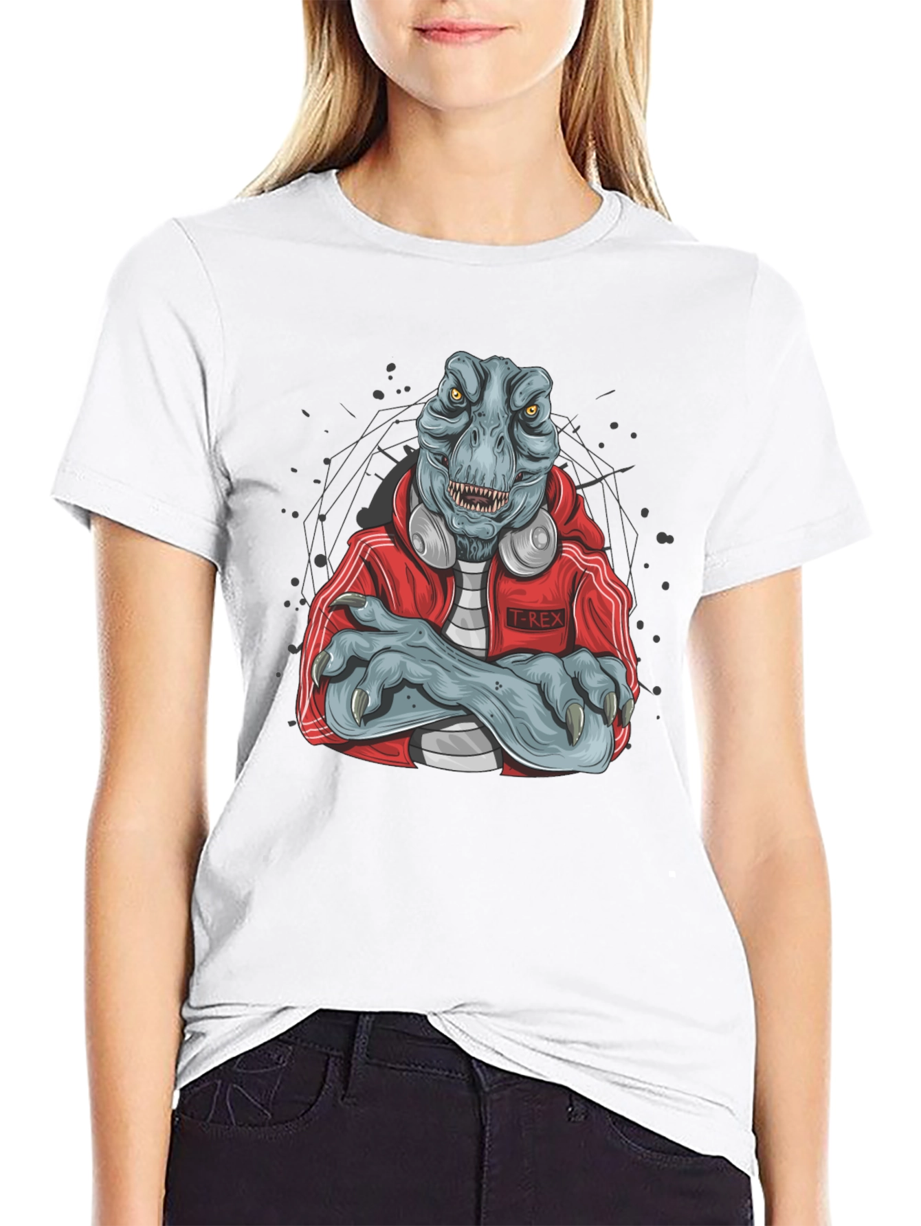 Cool T-Rex Graphic T-Shirt - Street Style Design