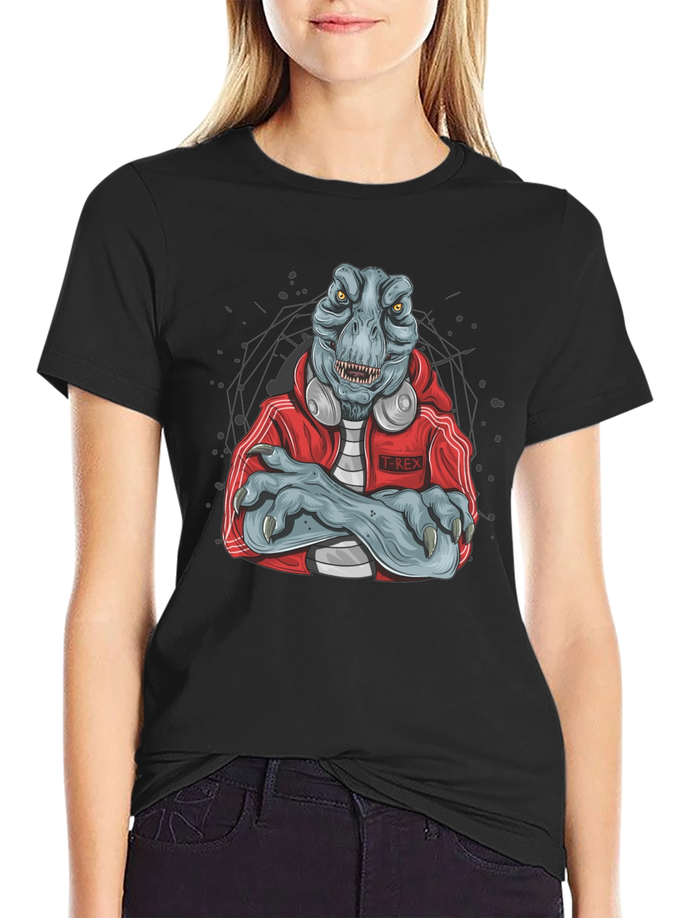 Cool T-Rex Graphic T-Shirt - Street Style Design