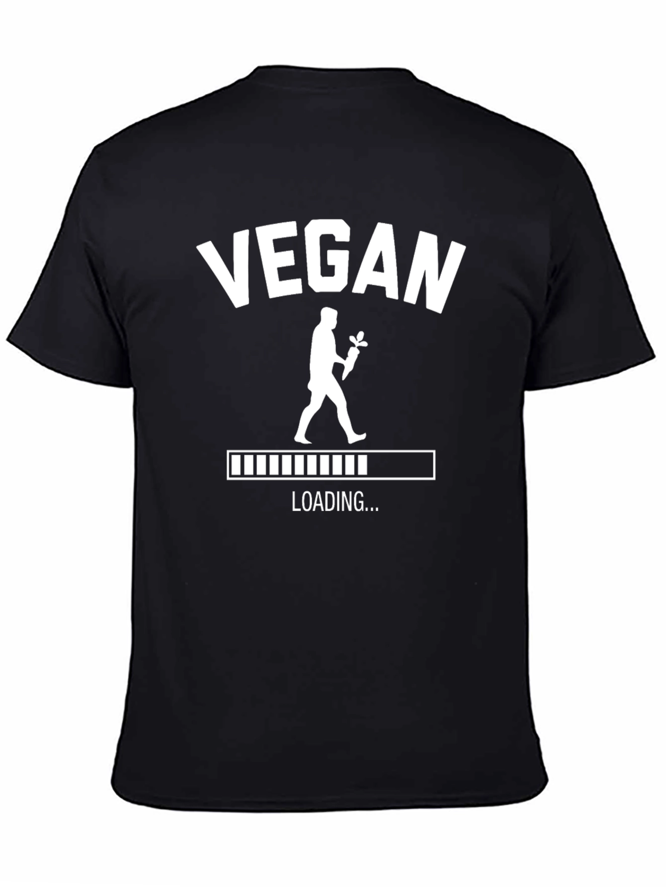 Vegan Loading T-Shirt - Black