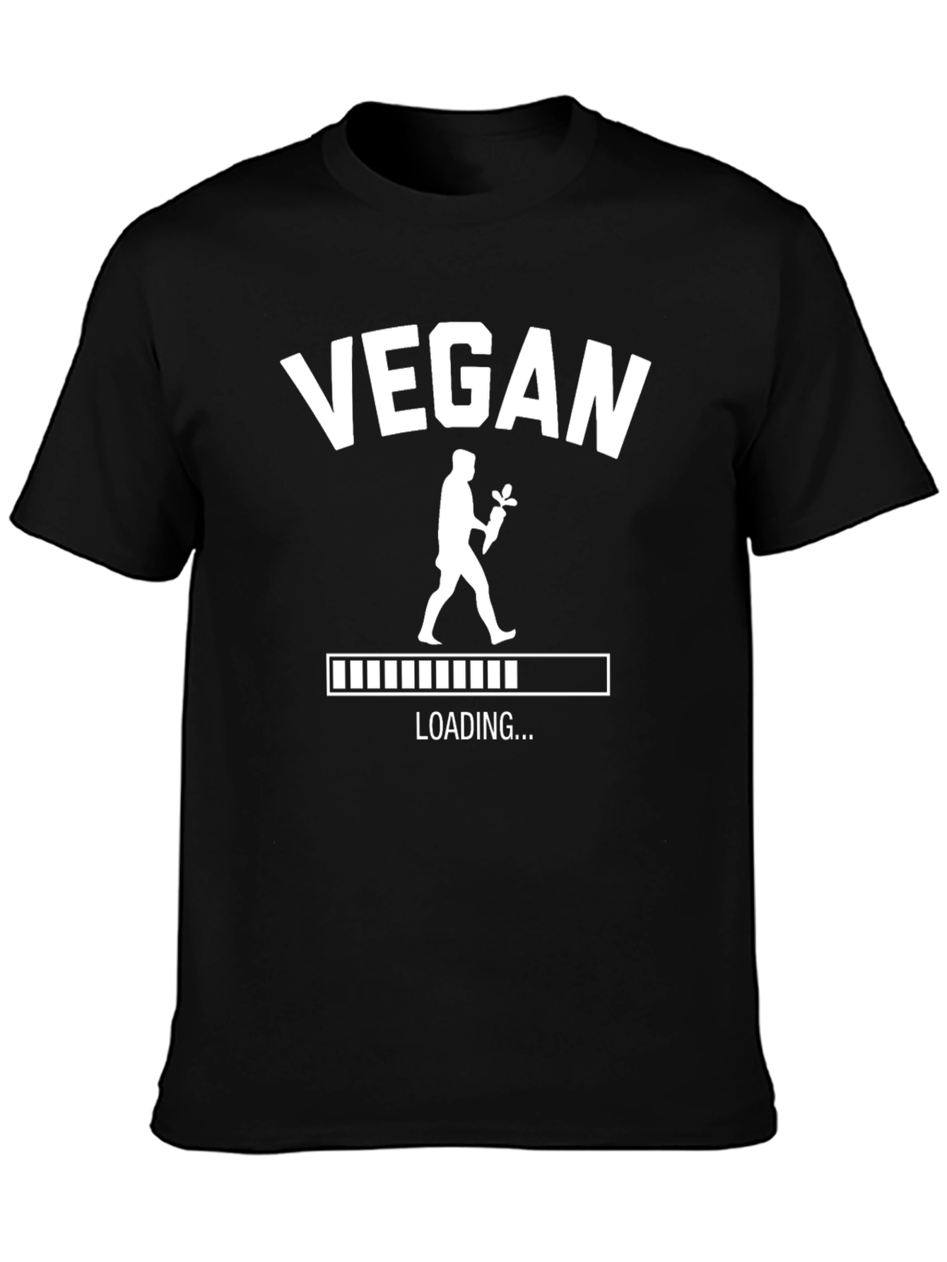 Vegan Loading T-Shirt - Black
