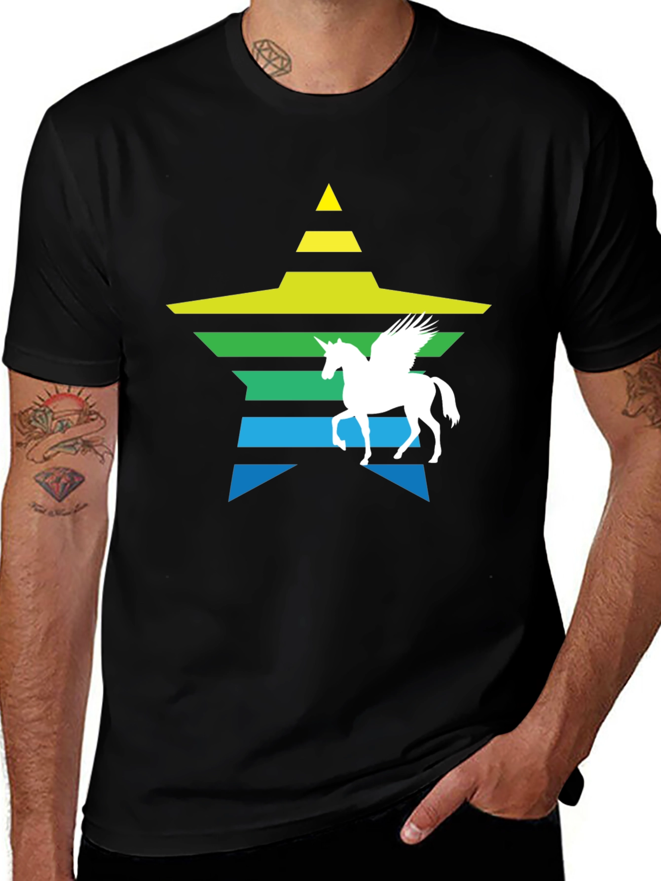 Unicorn Star Graphic Tee