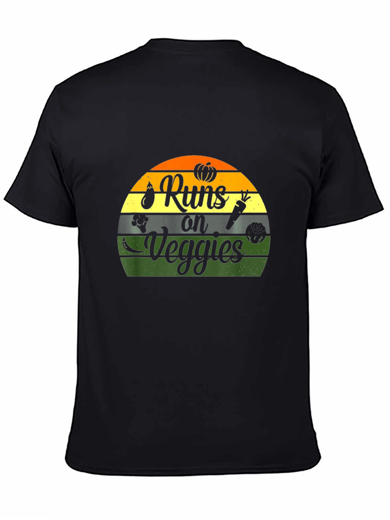Runs on Veggies Graphic Tee - Vegan Shirt