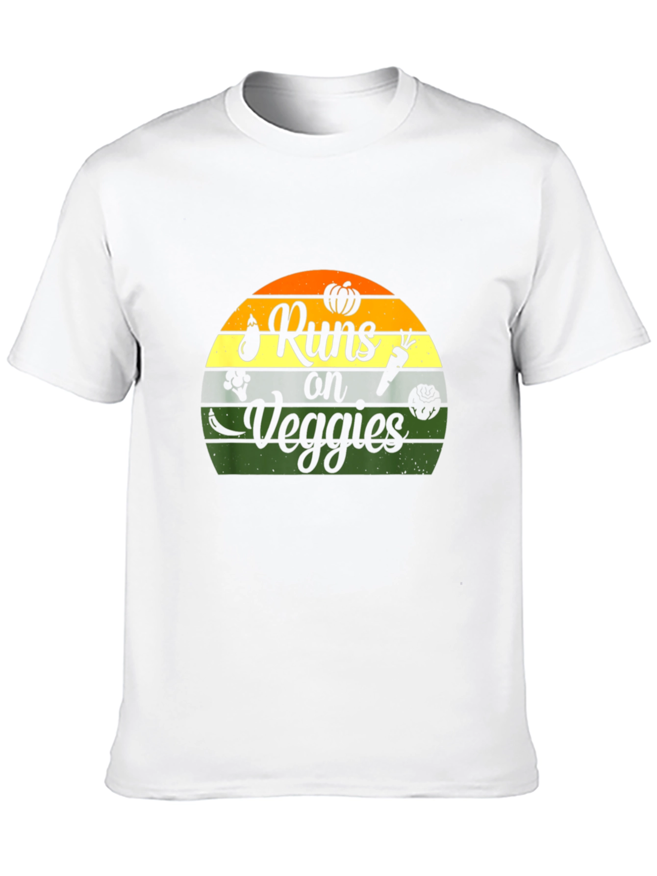 Runs on Veggies Graphic Tee - Vegan Shirt