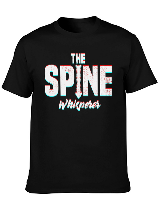 The Spine Whisperer Graphic T-Shirt - Novelty Tee