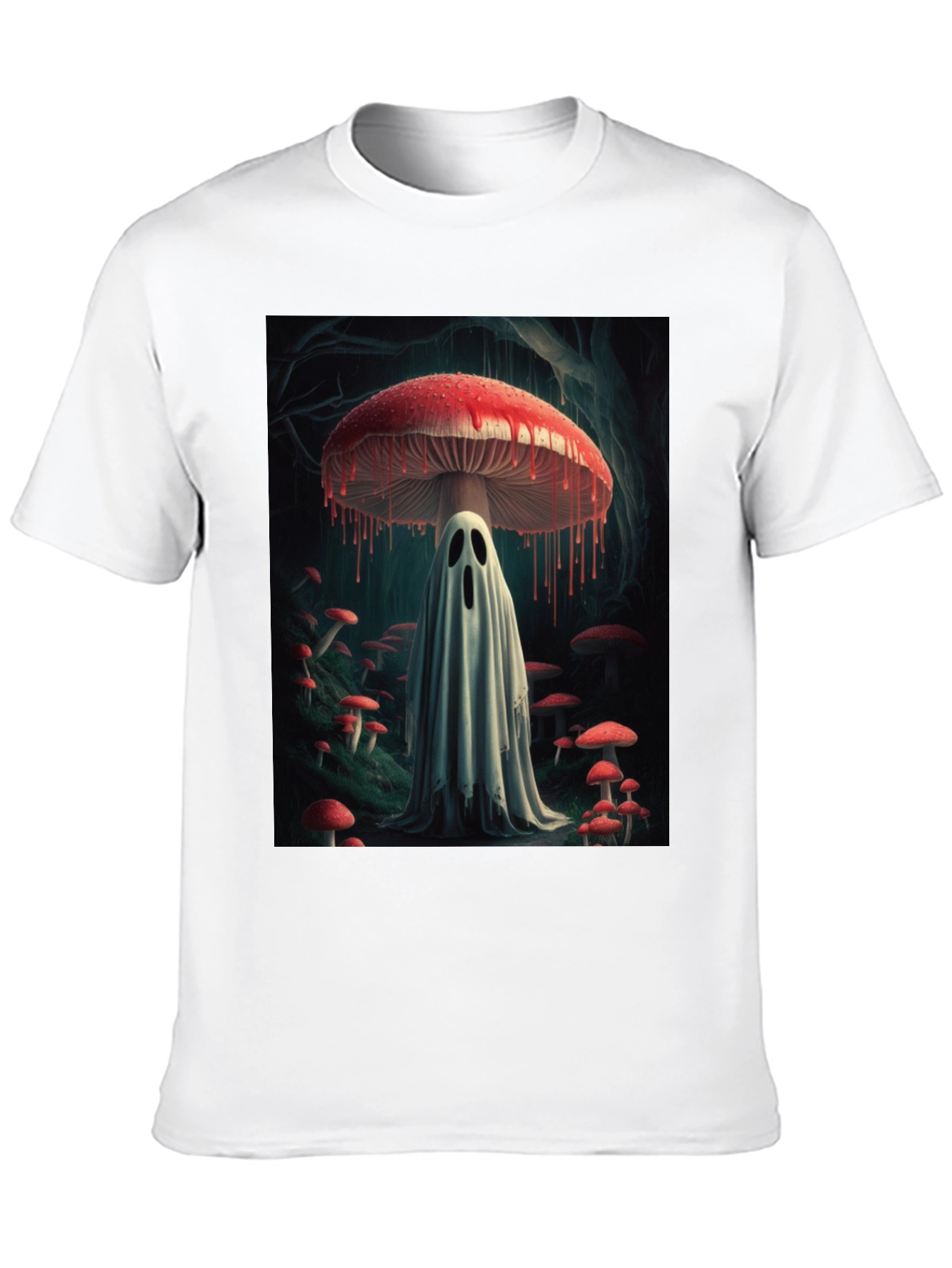 Mushroom Ghost Graphic Tee