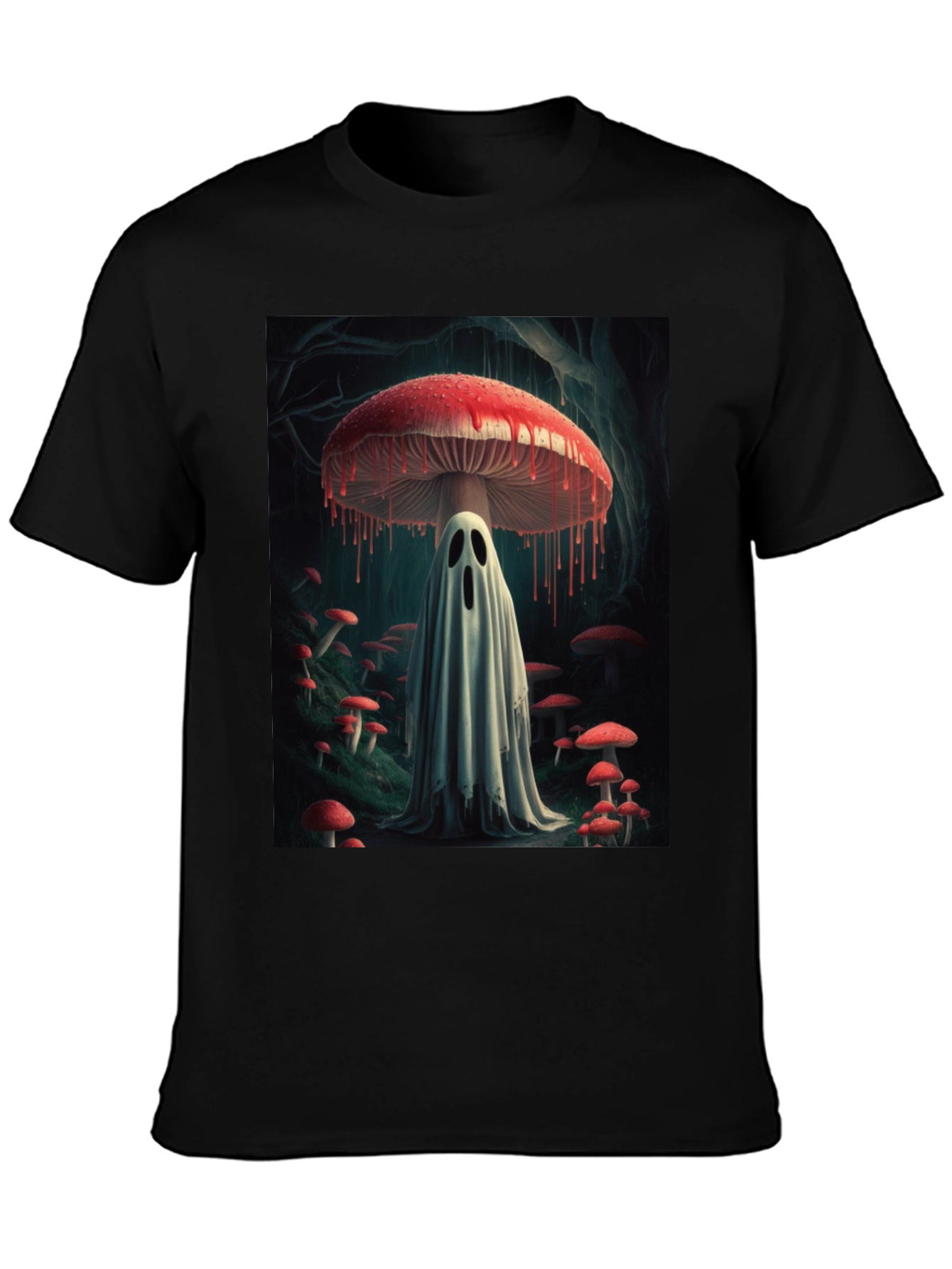Mushroom Ghost Graphic Tee