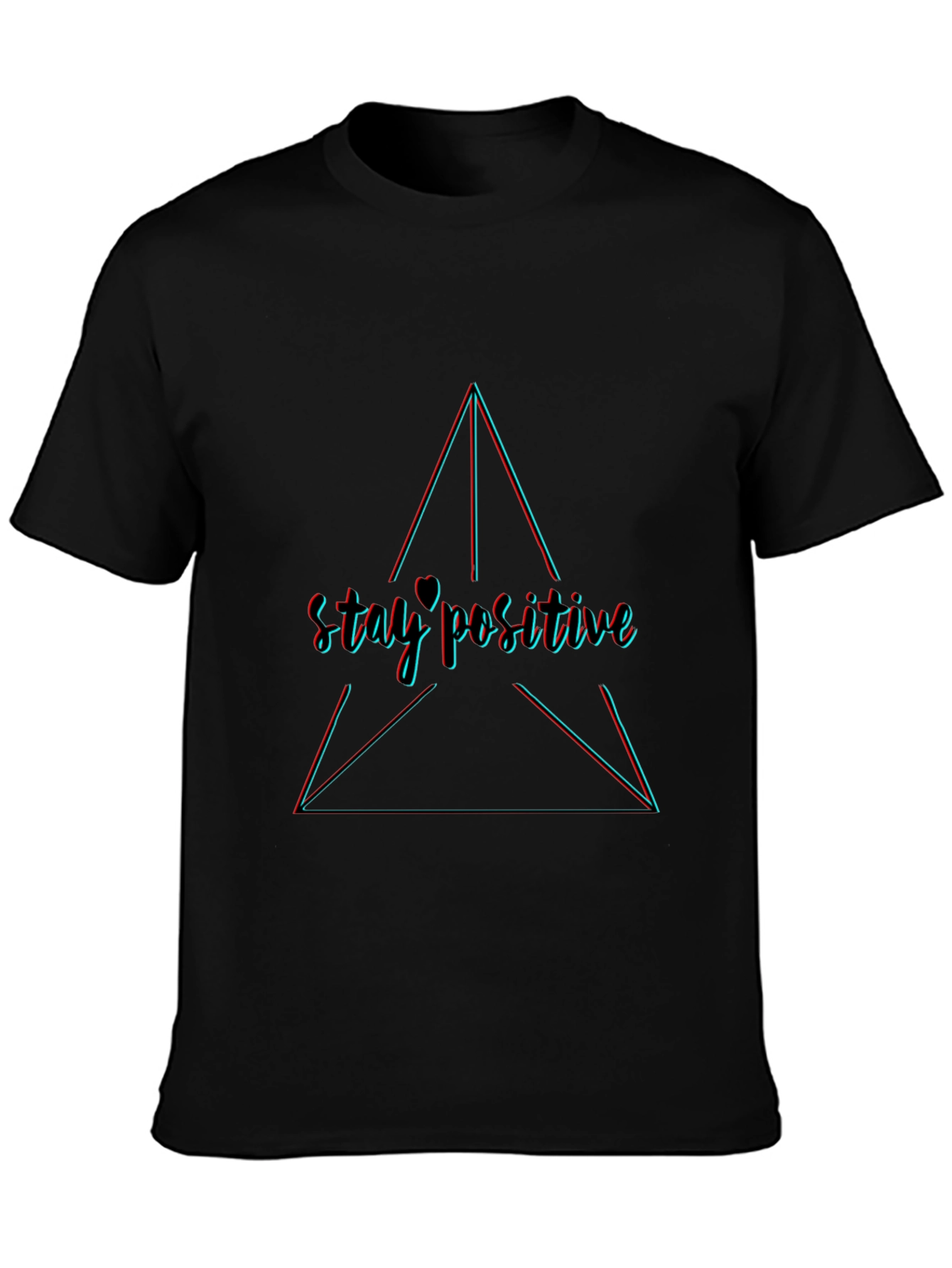 Stay Positive Graphic Tee - Trendy Comfort