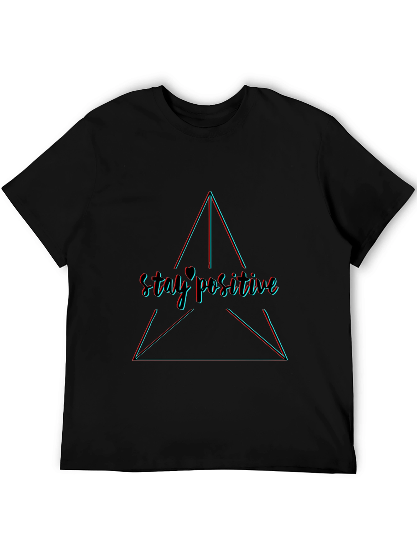 Stay Positive Graphic Tee - Trendy Comfort