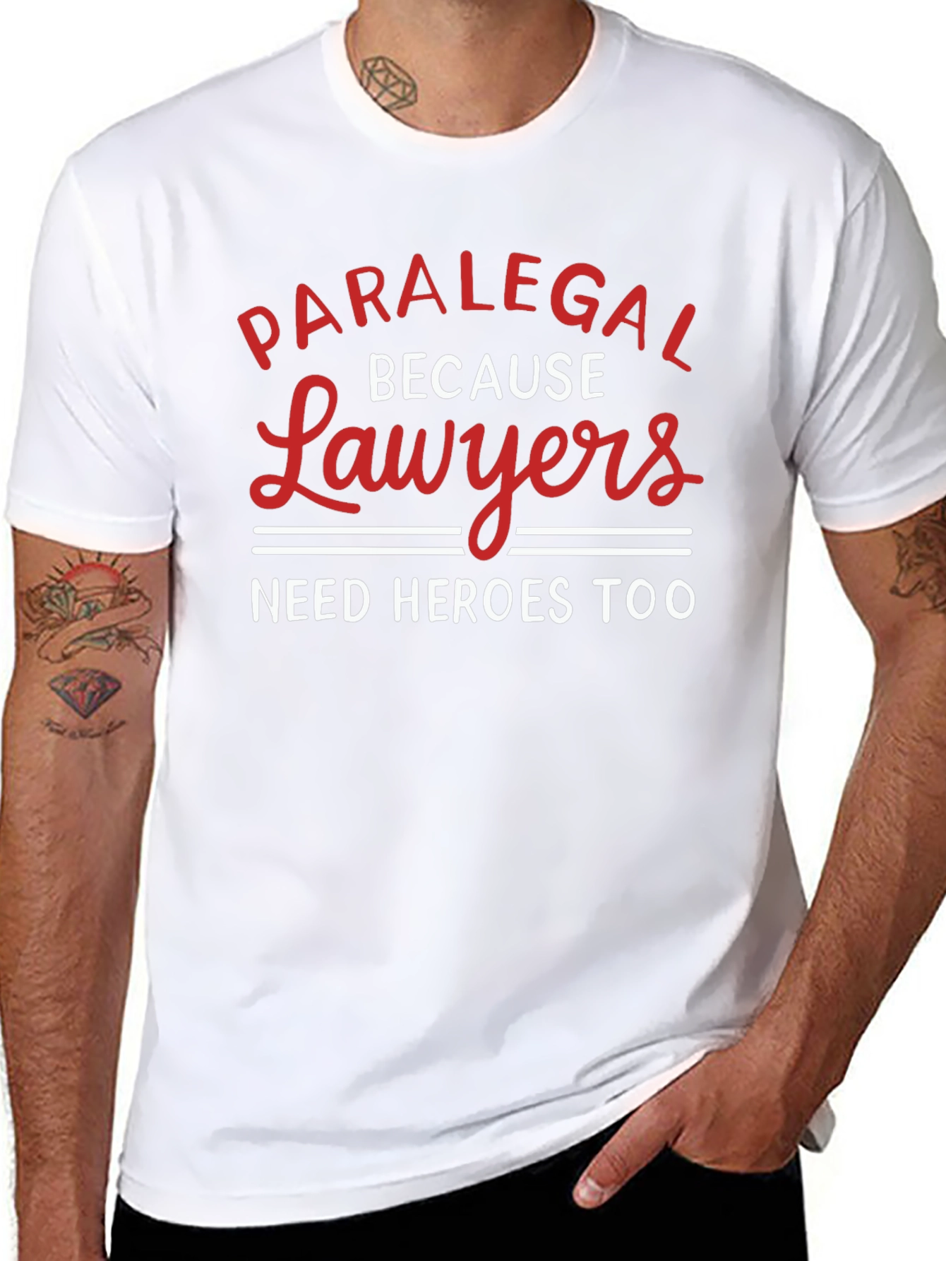 Paralegal Hero T-Shirt Funny Lawyer Gift