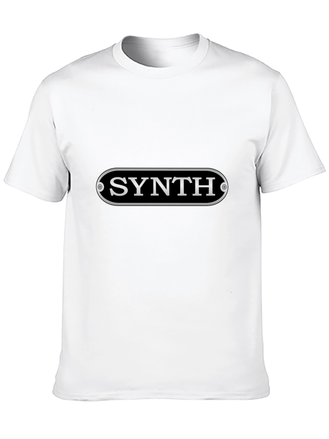 Synth Music Lover Black T-Shirt