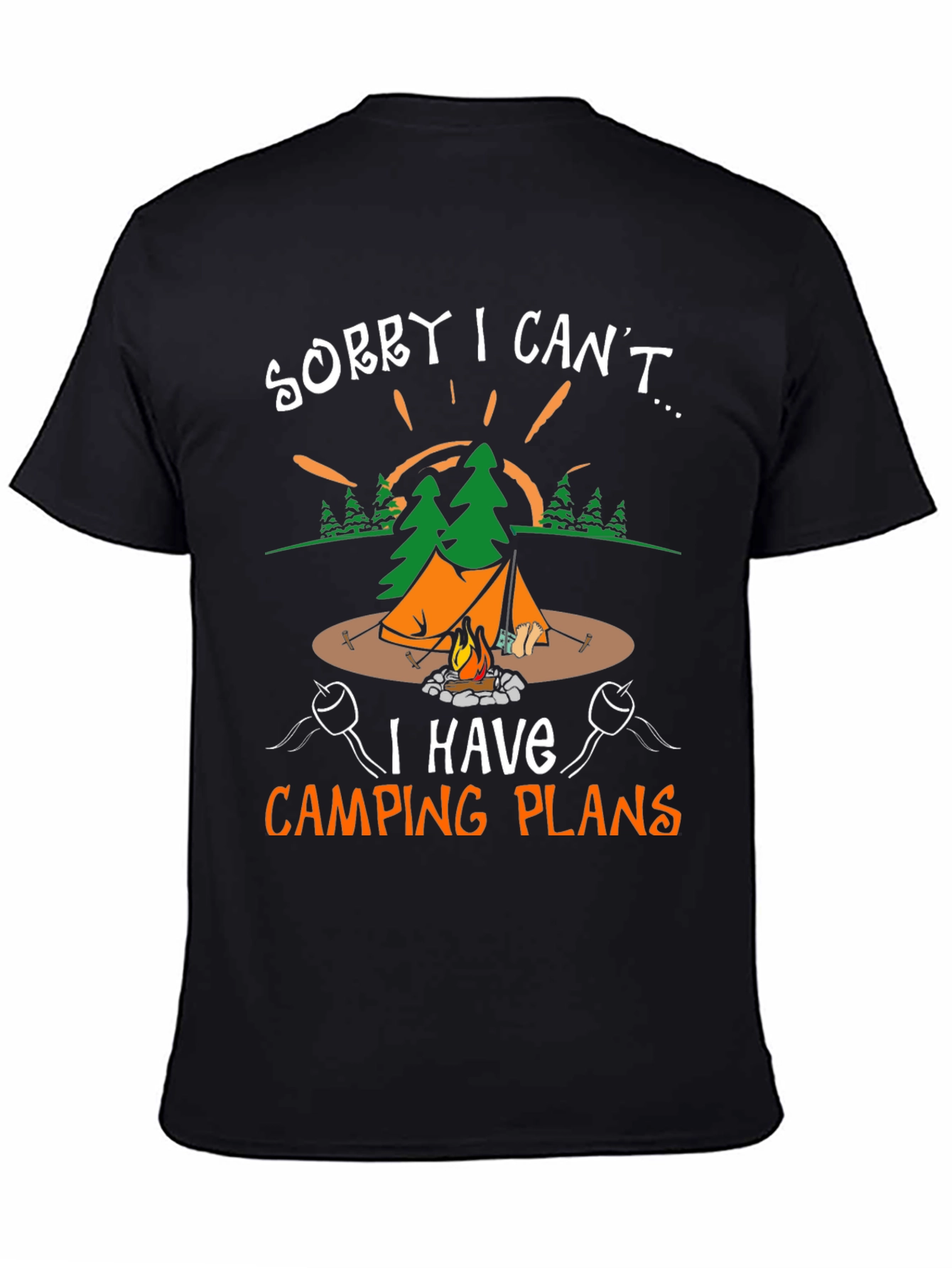 Camping Plans Graphic T-Shirt