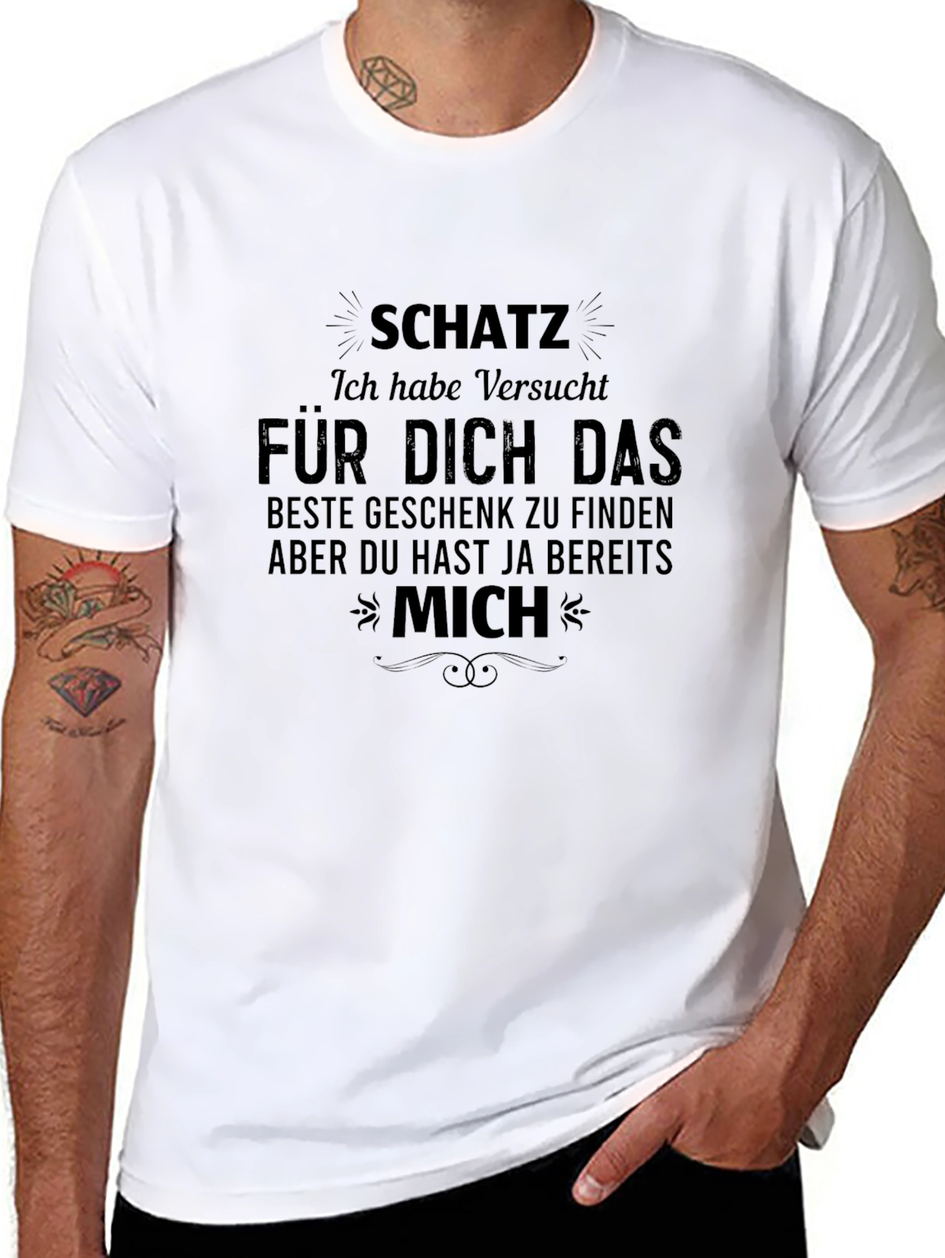 Humorous SchatZ Graphic T-Shirt