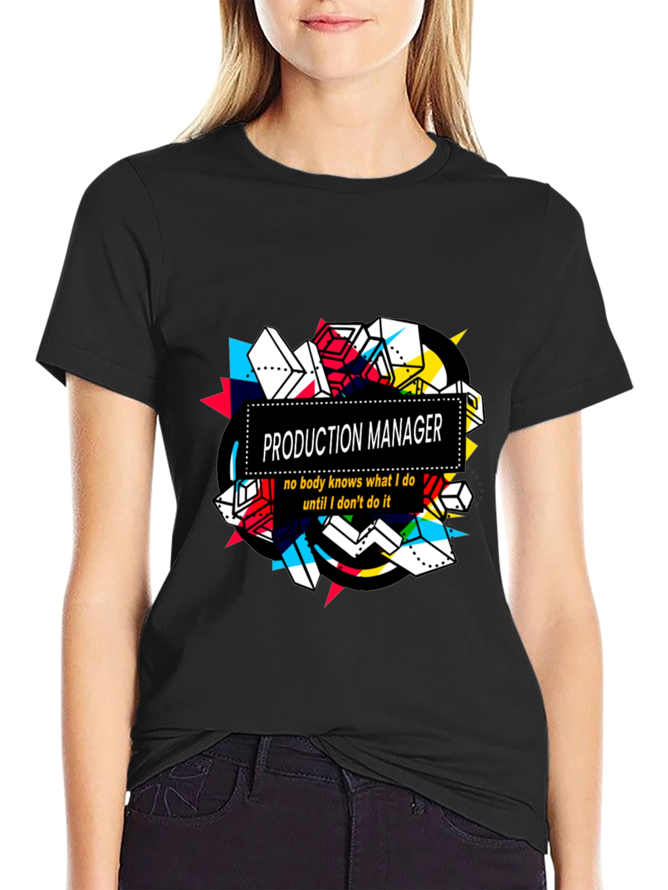Production Manager Graphic Tee - Bold Statement T-Shirt