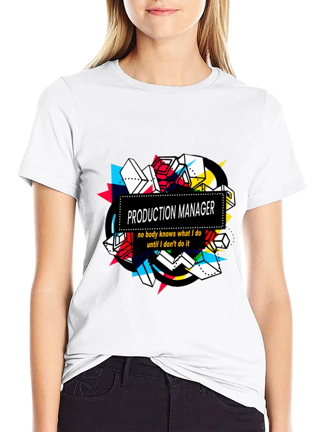 Production Manager Graphic Tee - Bold Statement T-Shirt