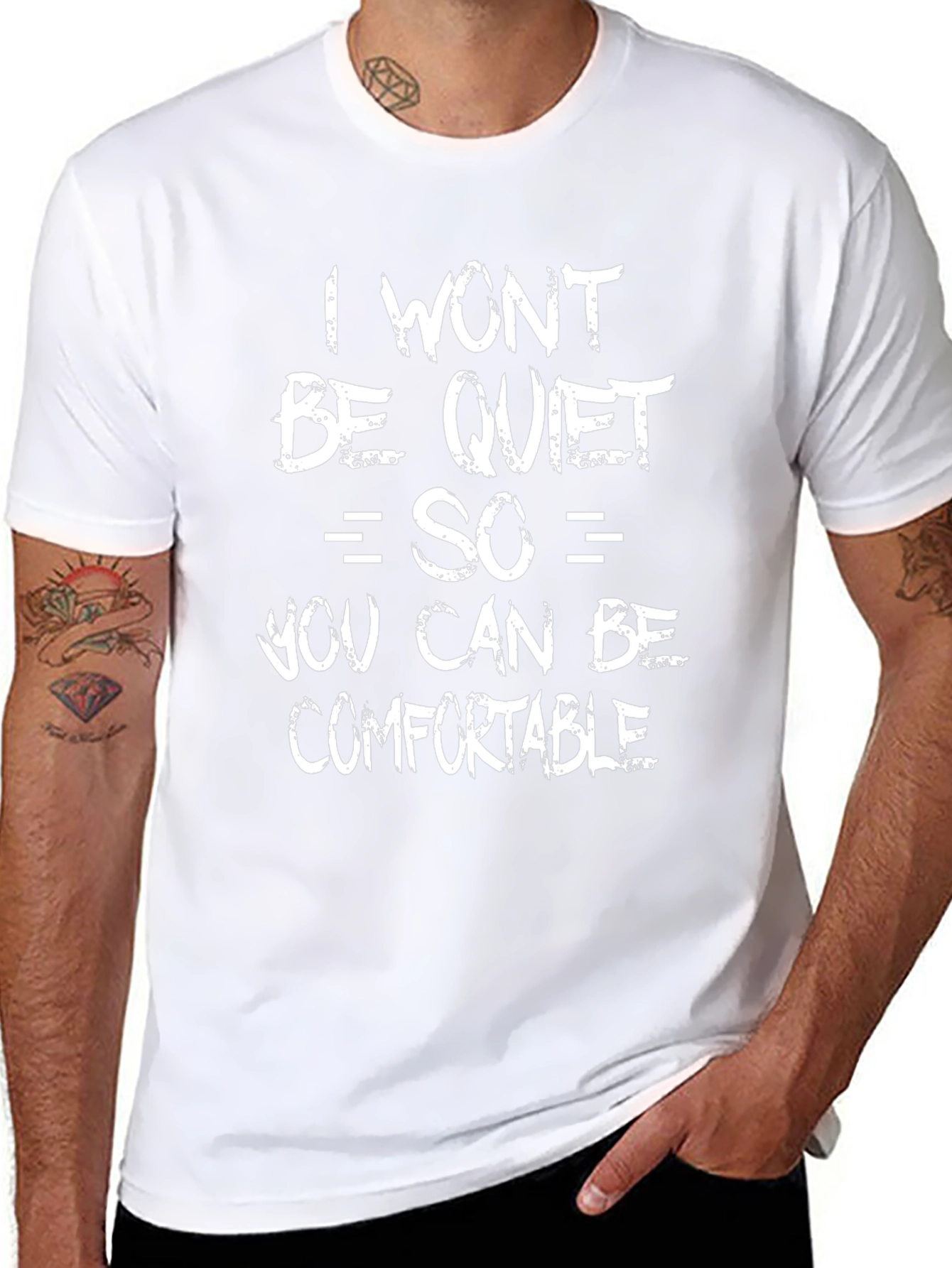 Bold Statement T-Shirt: I Wont Be Quiet