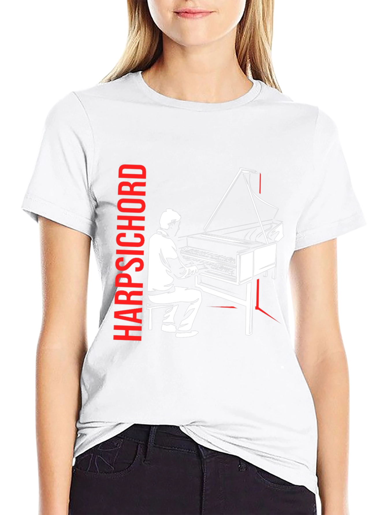 Harpsichord T-Shirt - Music Lover Tee
