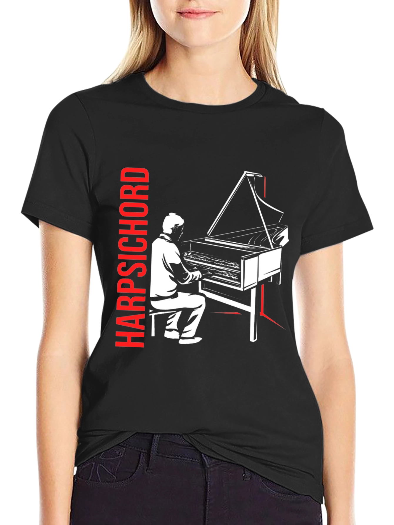 Harpsichord T-Shirt - Music Lover Tee