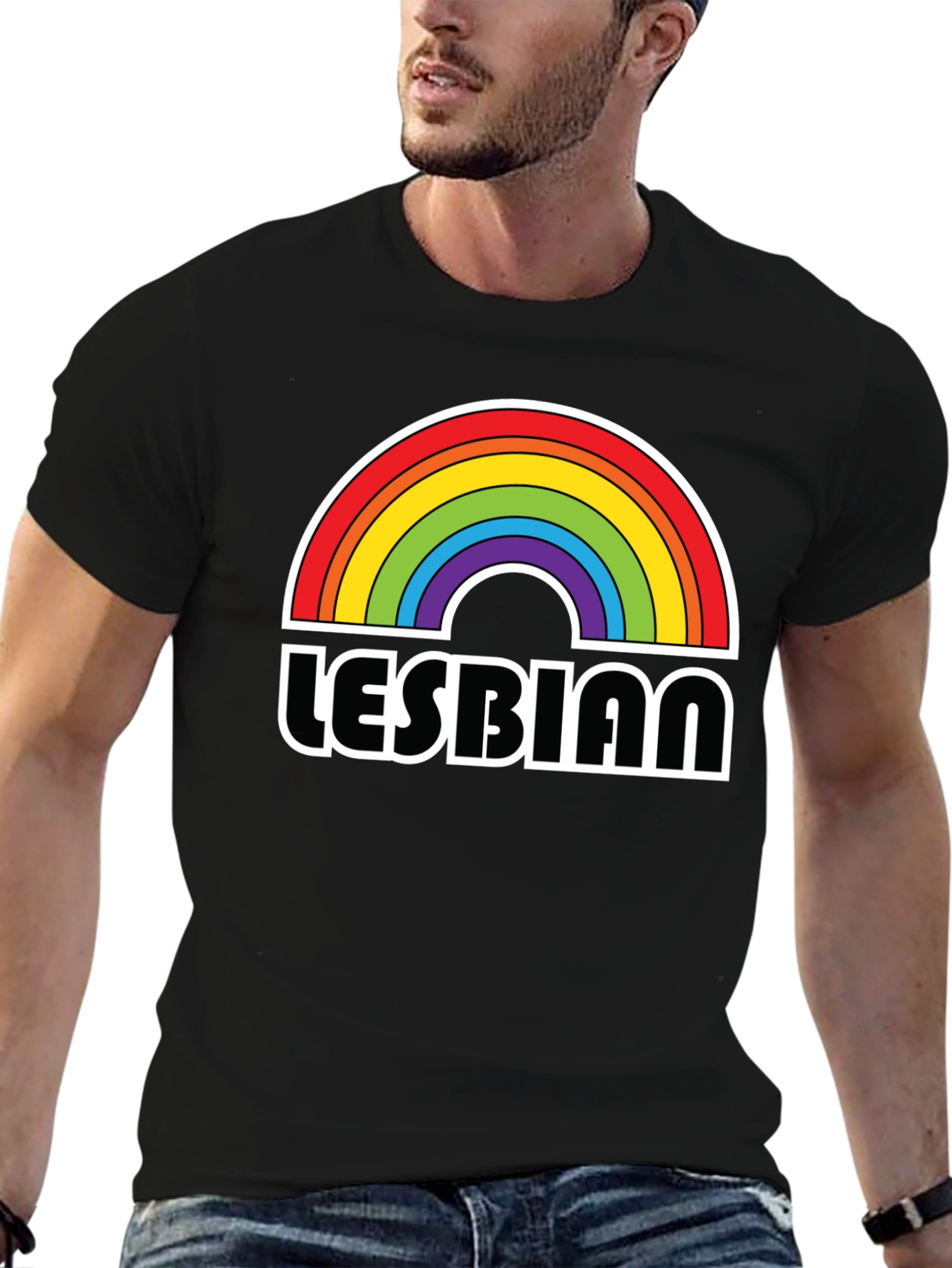 Lesbian Pride Rainbow T-Shirt