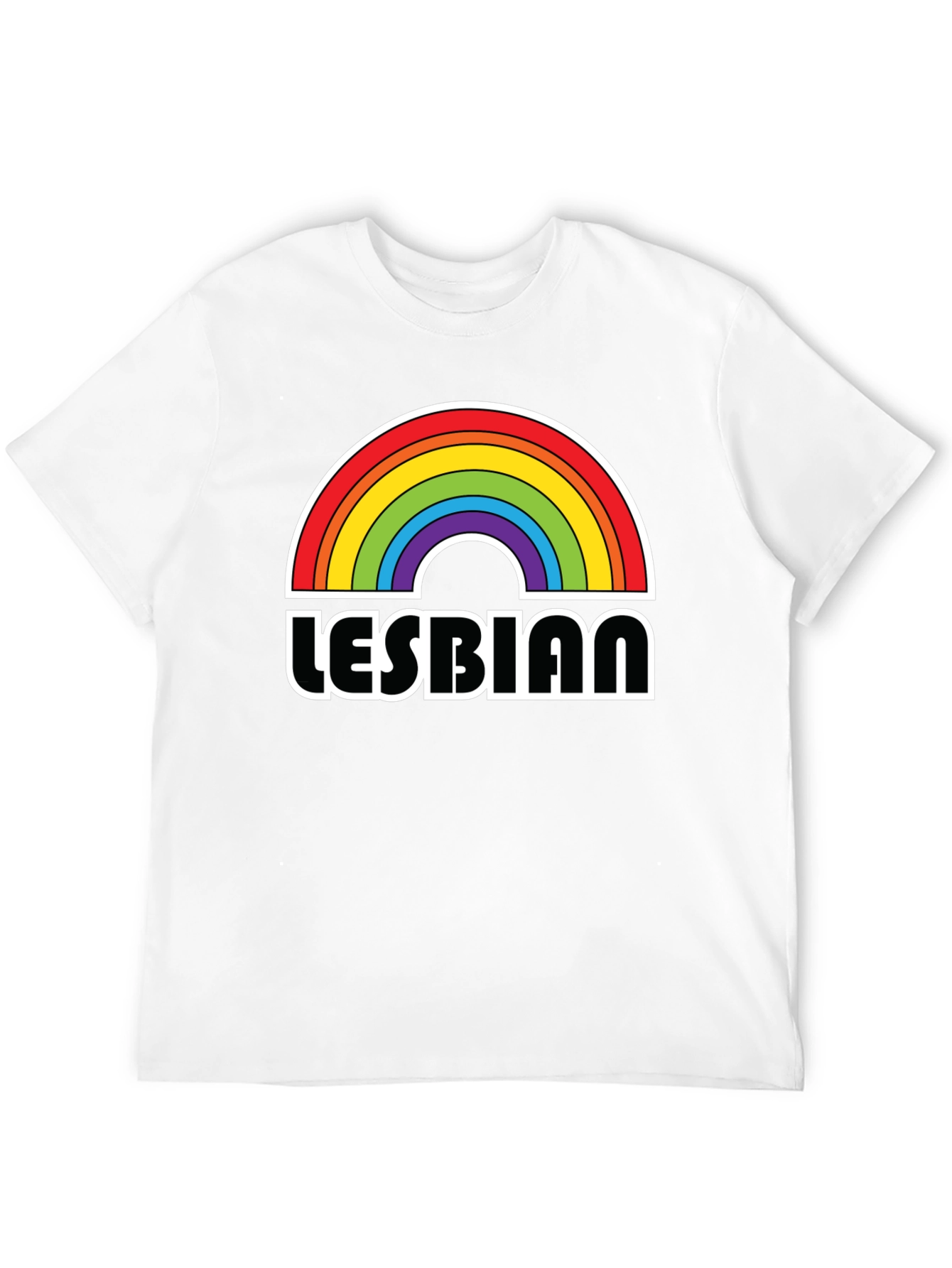 Lesbian Pride Rainbow T-Shirt