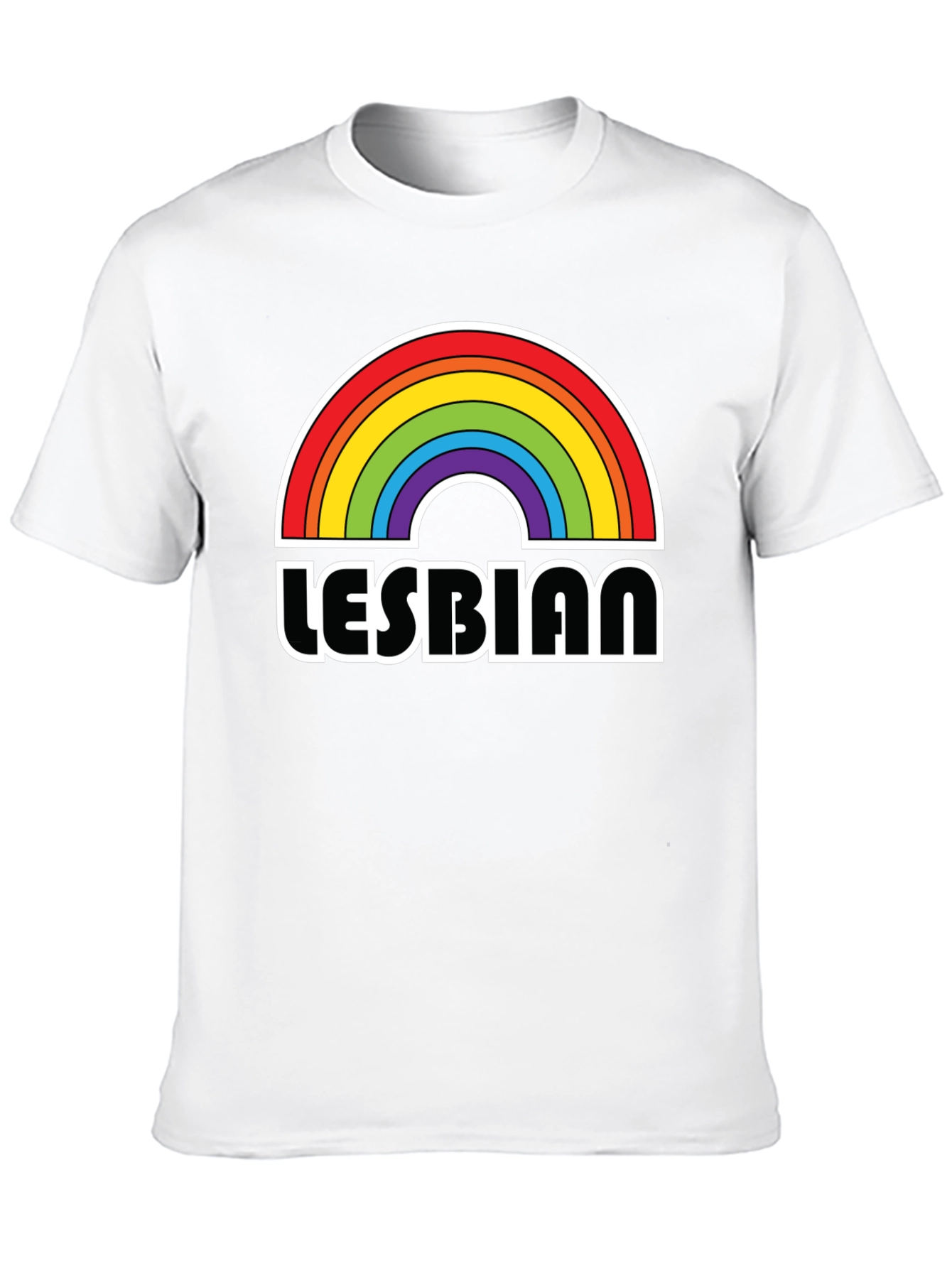 Lesbian Pride Rainbow T-Shirt