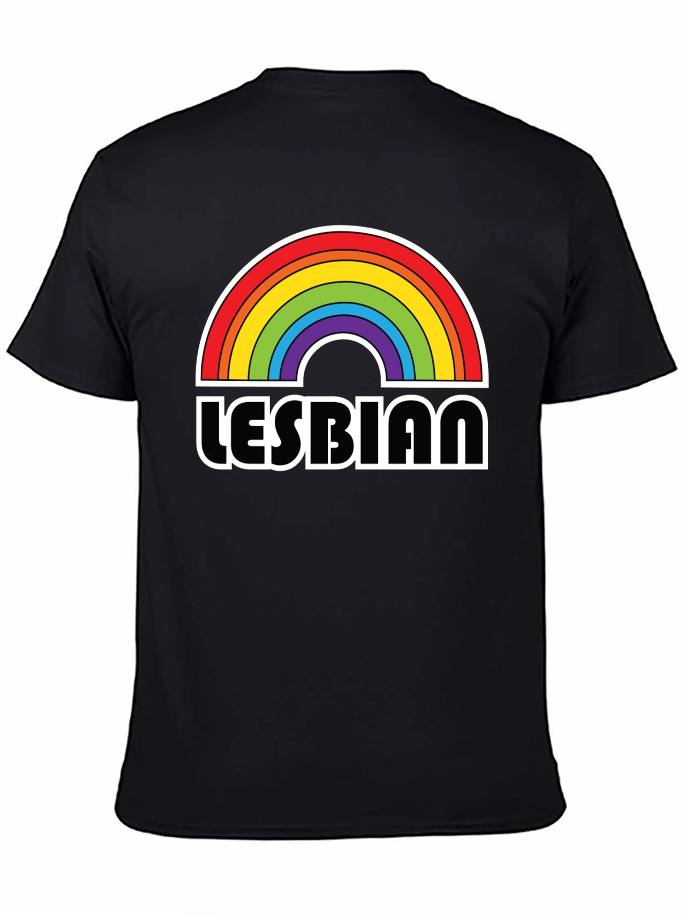 Lesbian Pride Rainbow T-Shirt
