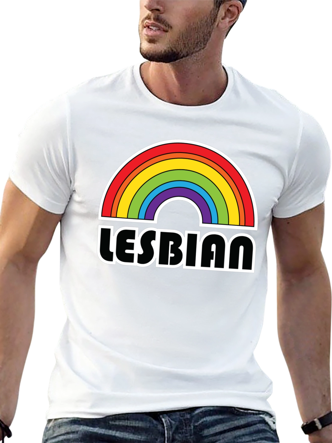 Lesbian Pride Rainbow T-Shirt