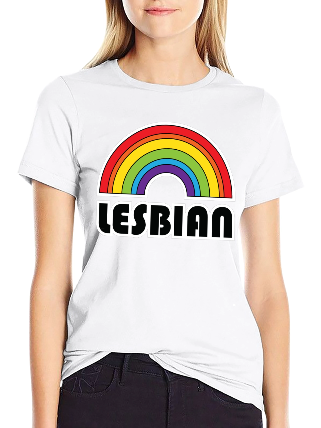 Lesbian Pride Rainbow T-Shirt