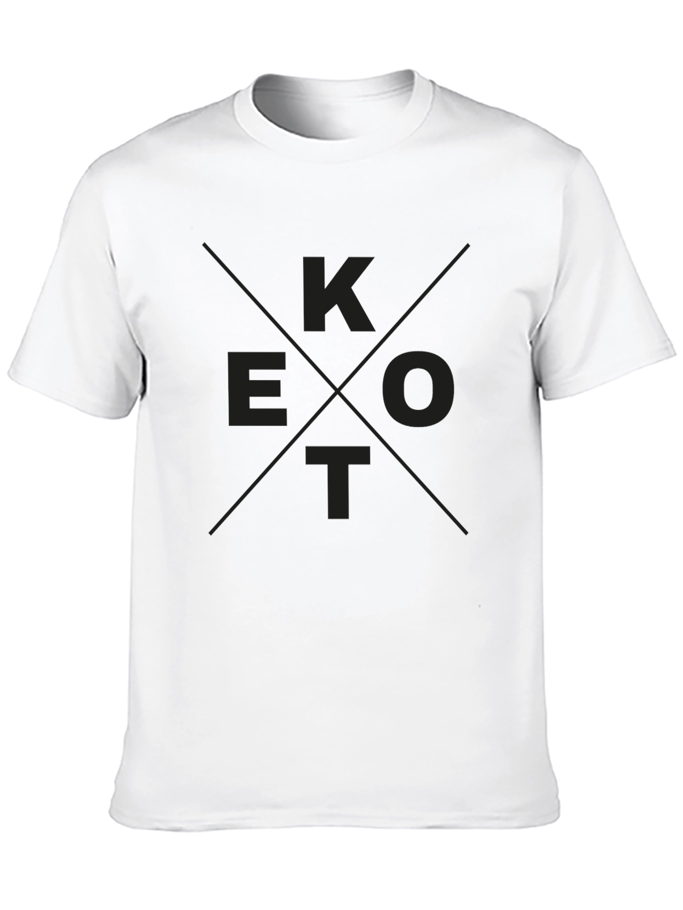 K E O T Black Graphic Tee Shirt