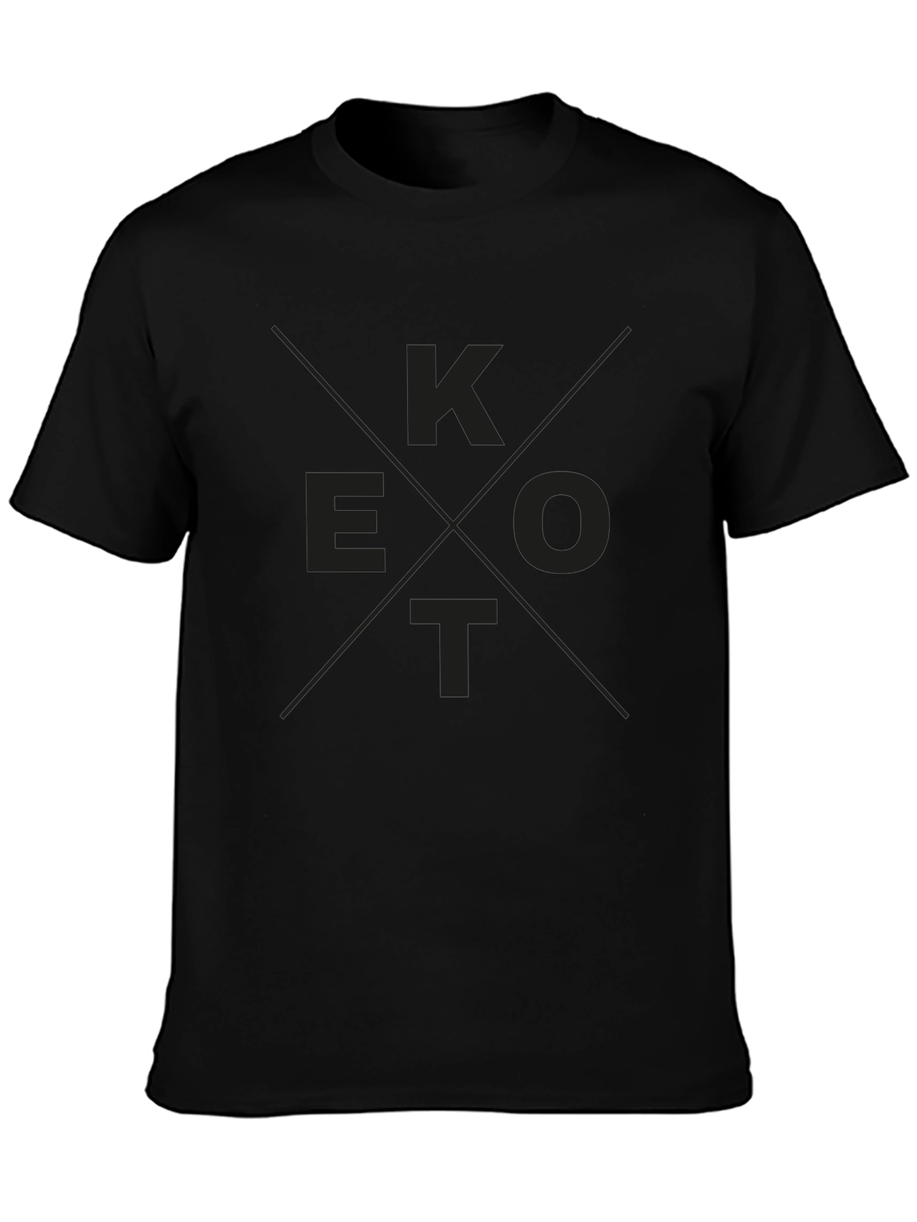 K E O T Black Graphic Tee Shirt