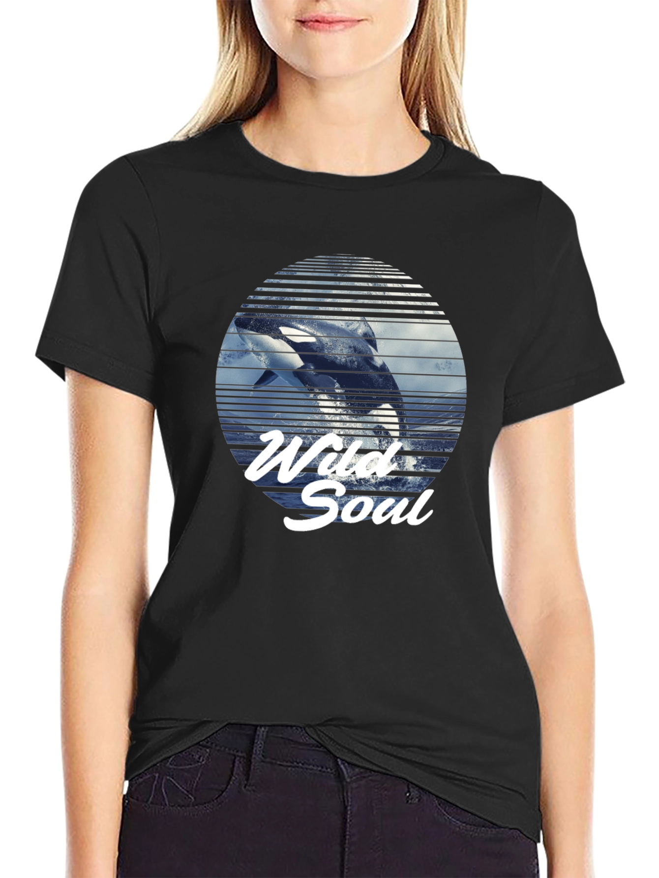Wild Soul Orca Whale Graphic T-Shirt