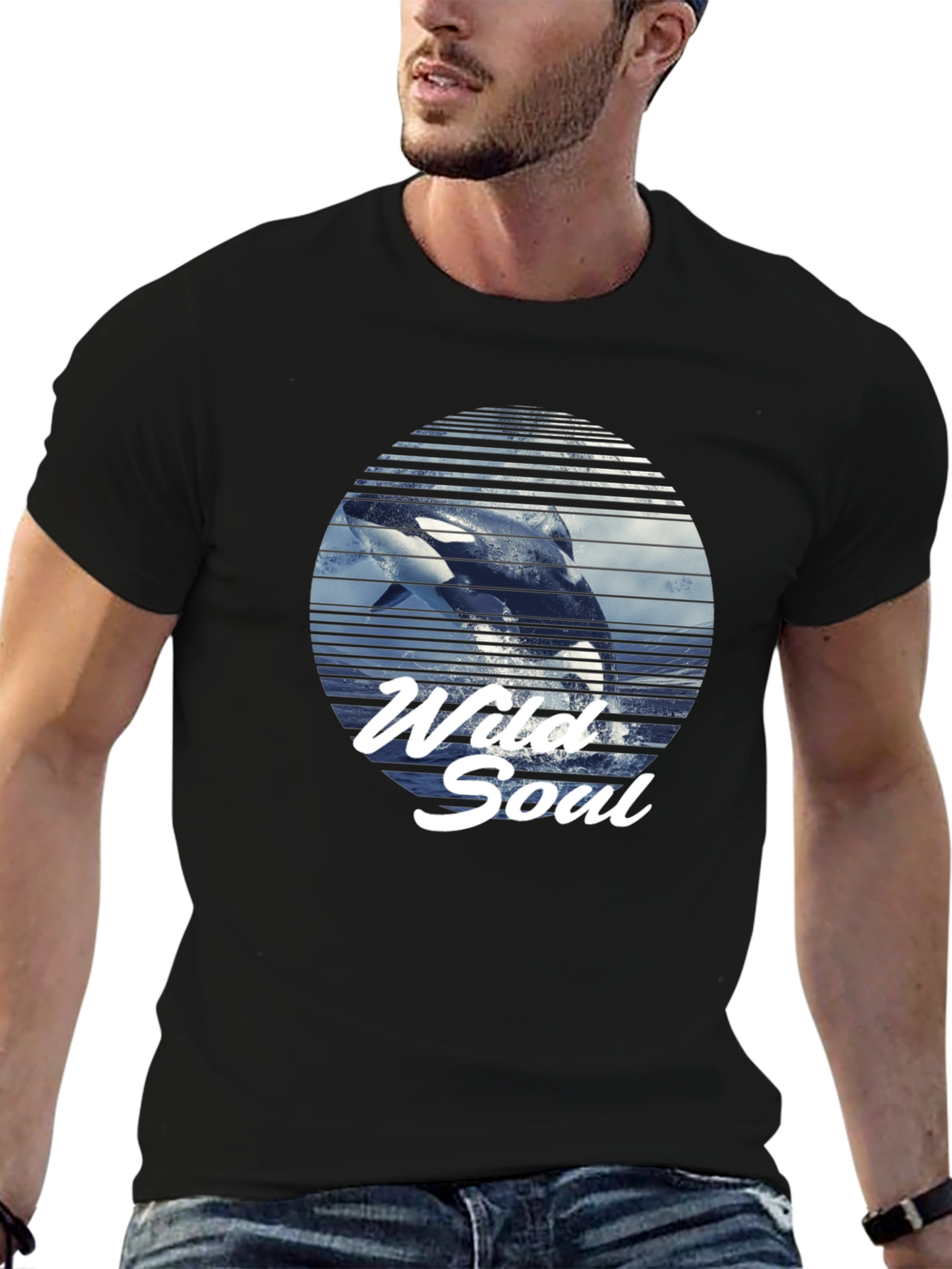 Wild Soul Orca Whale Graphic T-Shirt