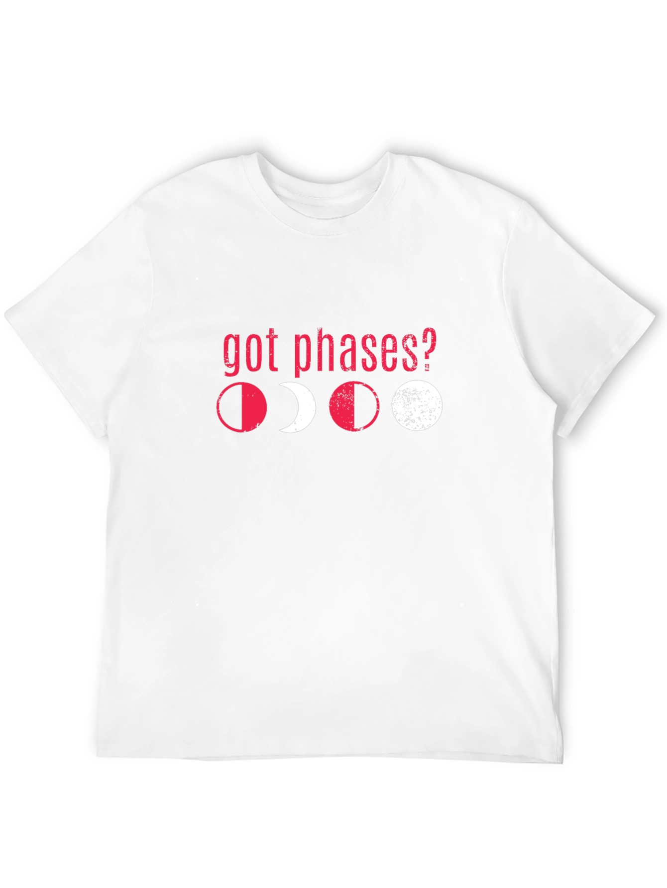 Got Phases? Black Graphic T-Shirt