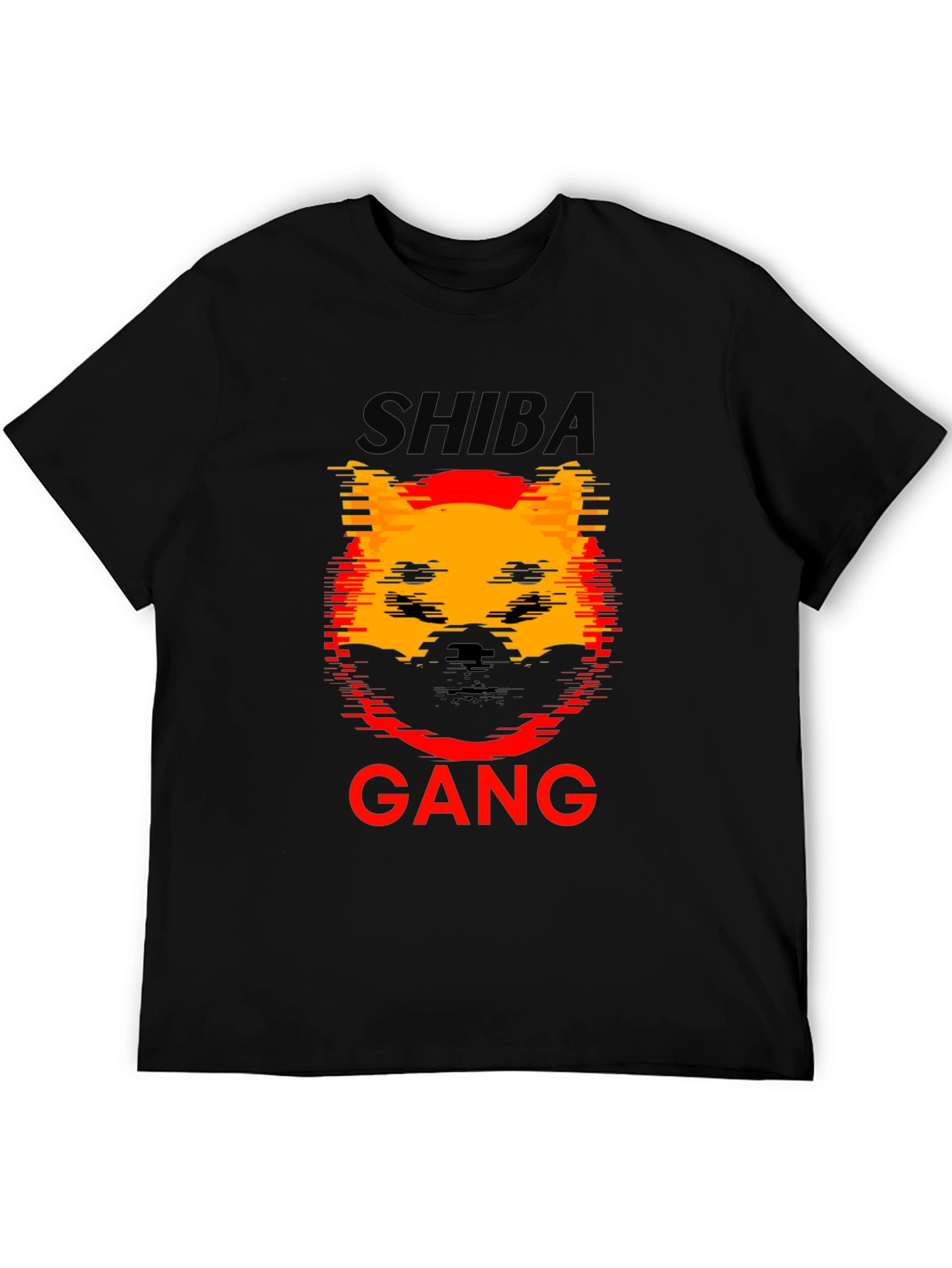 Shiba Gang Black T-Shirt - Unique Graphic Tee