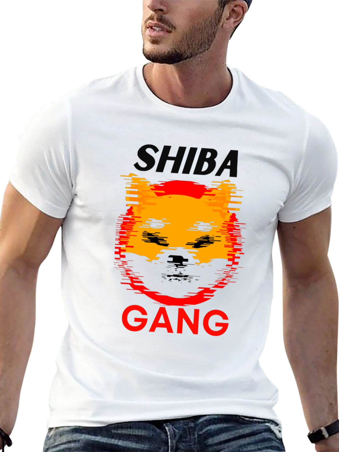 Shiba Gang Black T-Shirt - Unique Graphic Tee