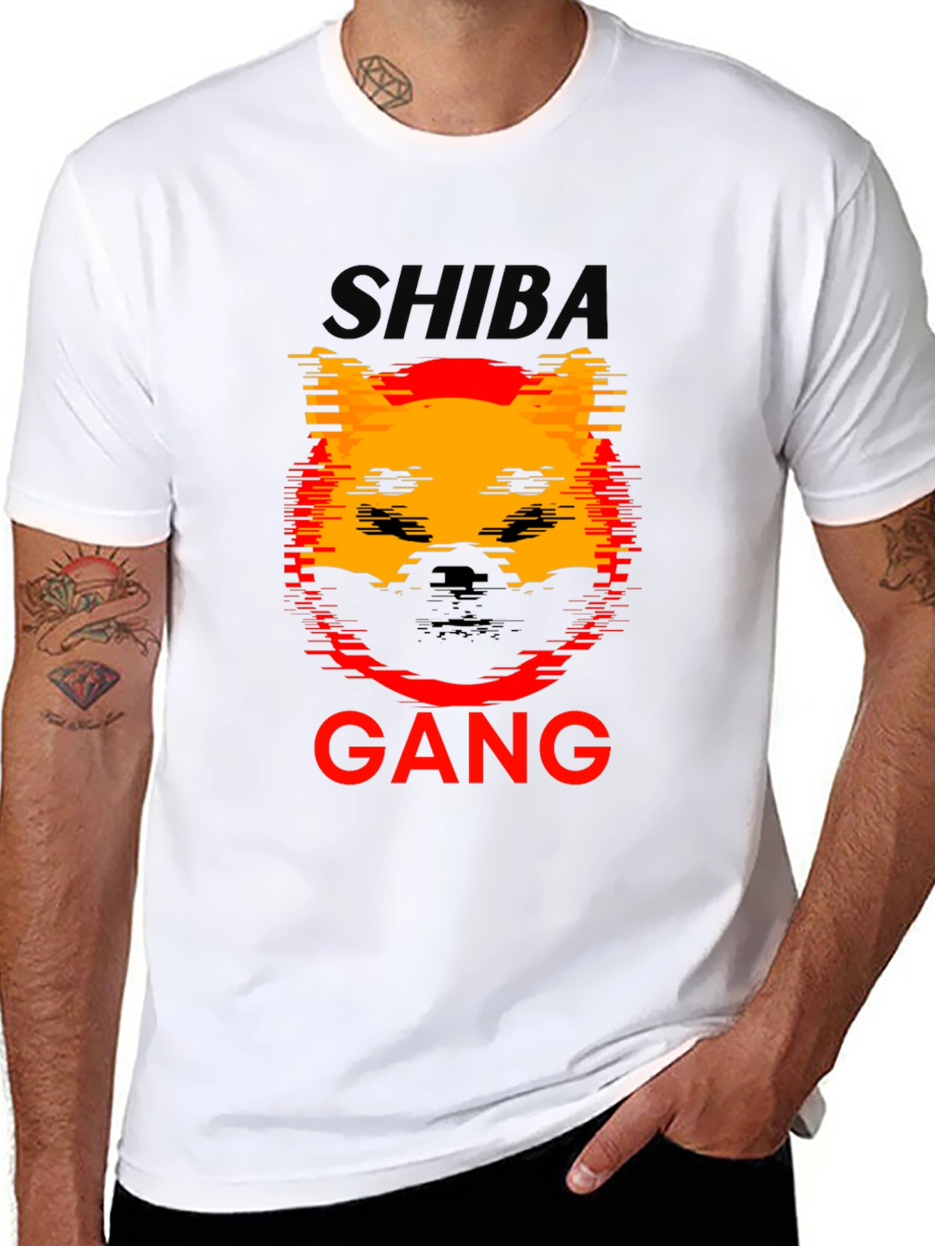 Shiba Gang Black T-Shirt - Unique Graphic Tee