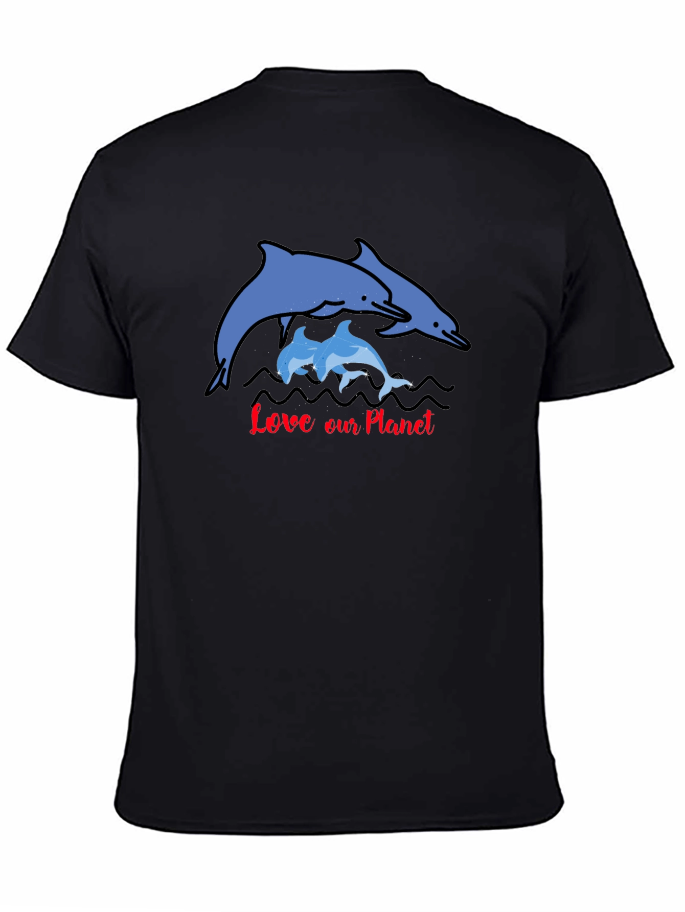 Love Our Planet Dolphin Graphic Tee