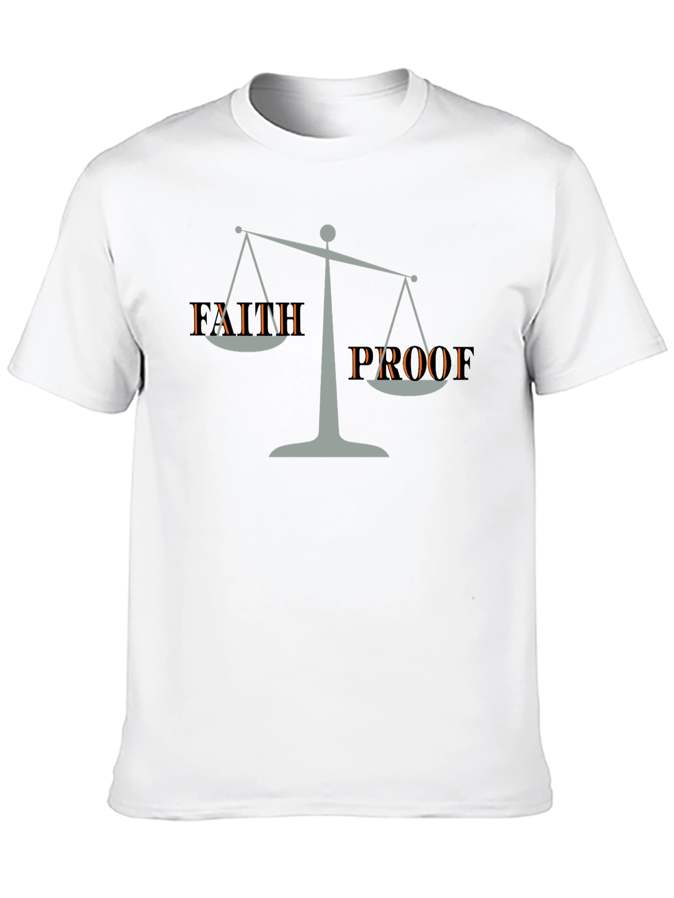 Faith Proof Graphic Tee - Mens Black T-Shirt