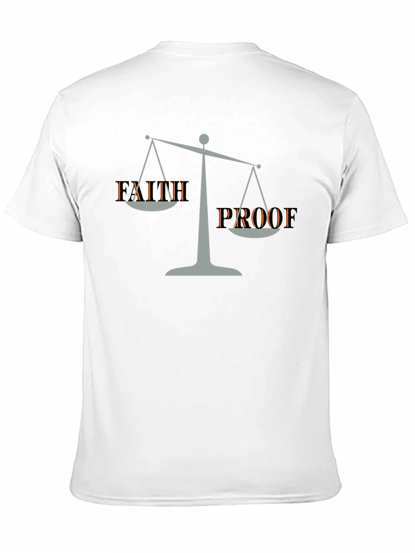 Faith Proof Graphic Tee - Mens Black T-Shirt