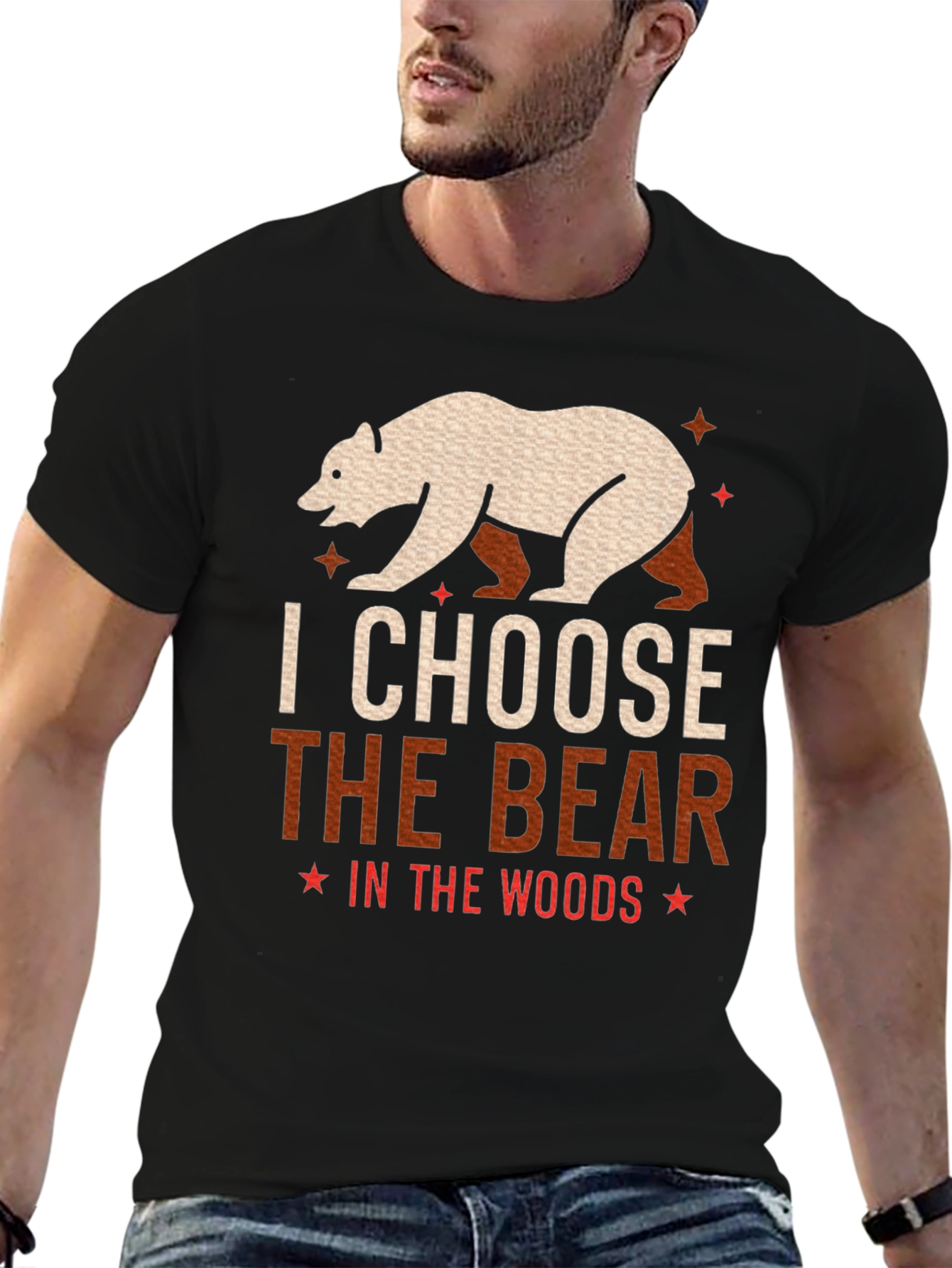 Choose the Bear T-Shirt: Outdoors Adventure Tee