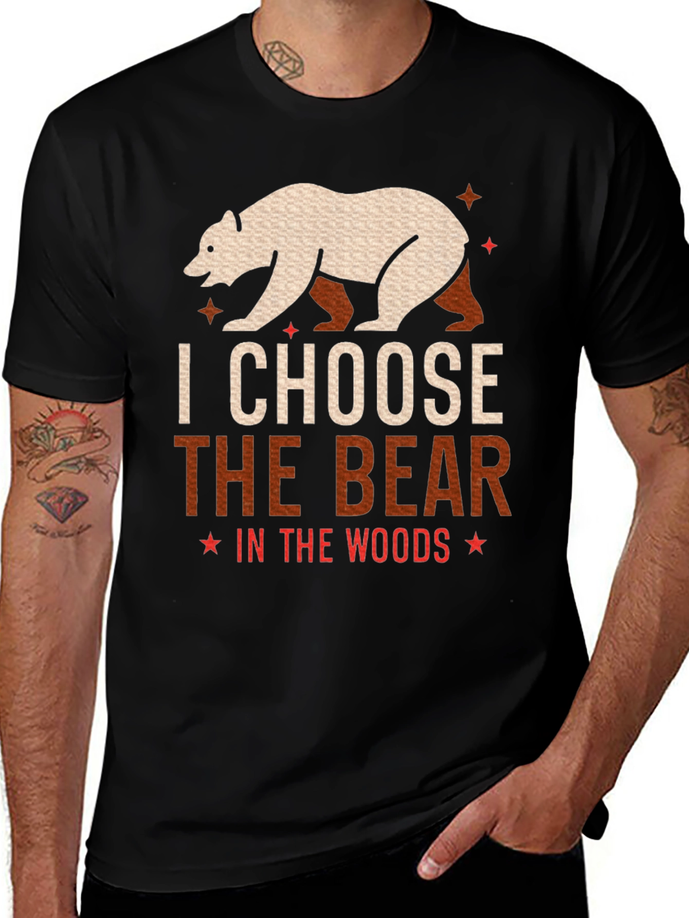 Choose the Bear T-Shirt: Outdoors Adventure Tee
