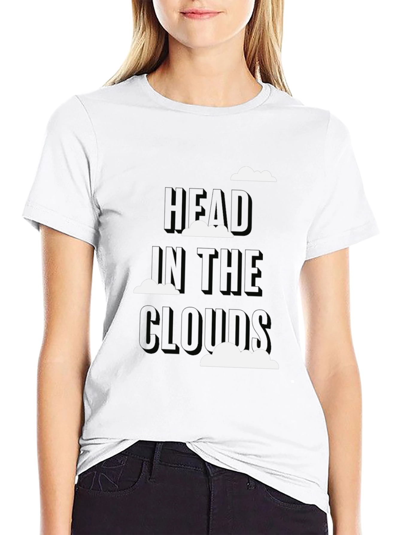 Head in the Clouds Graphic Tee - Black