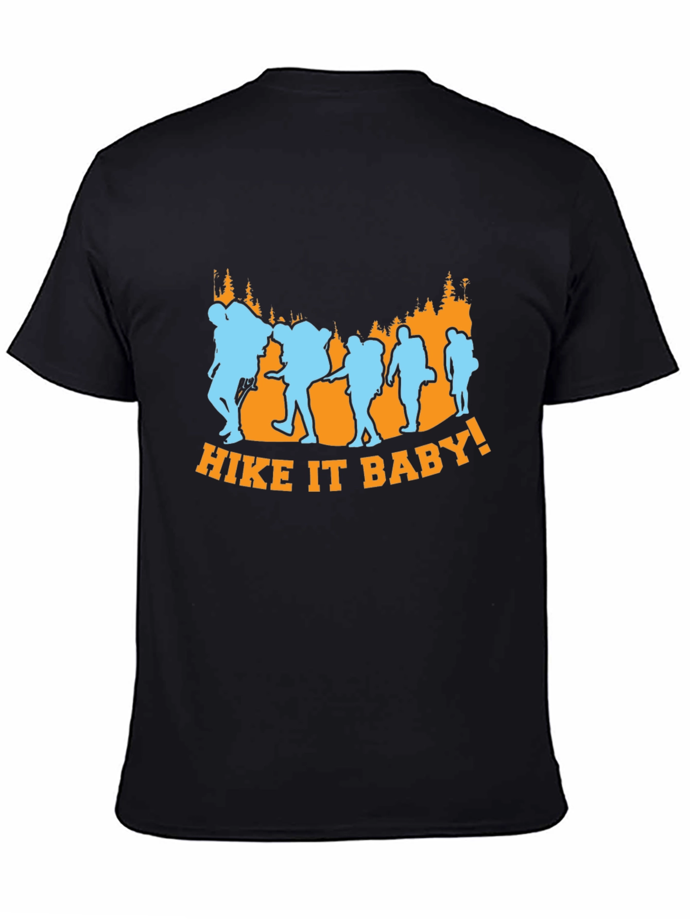 Hike It Baby Black Graphic Tee