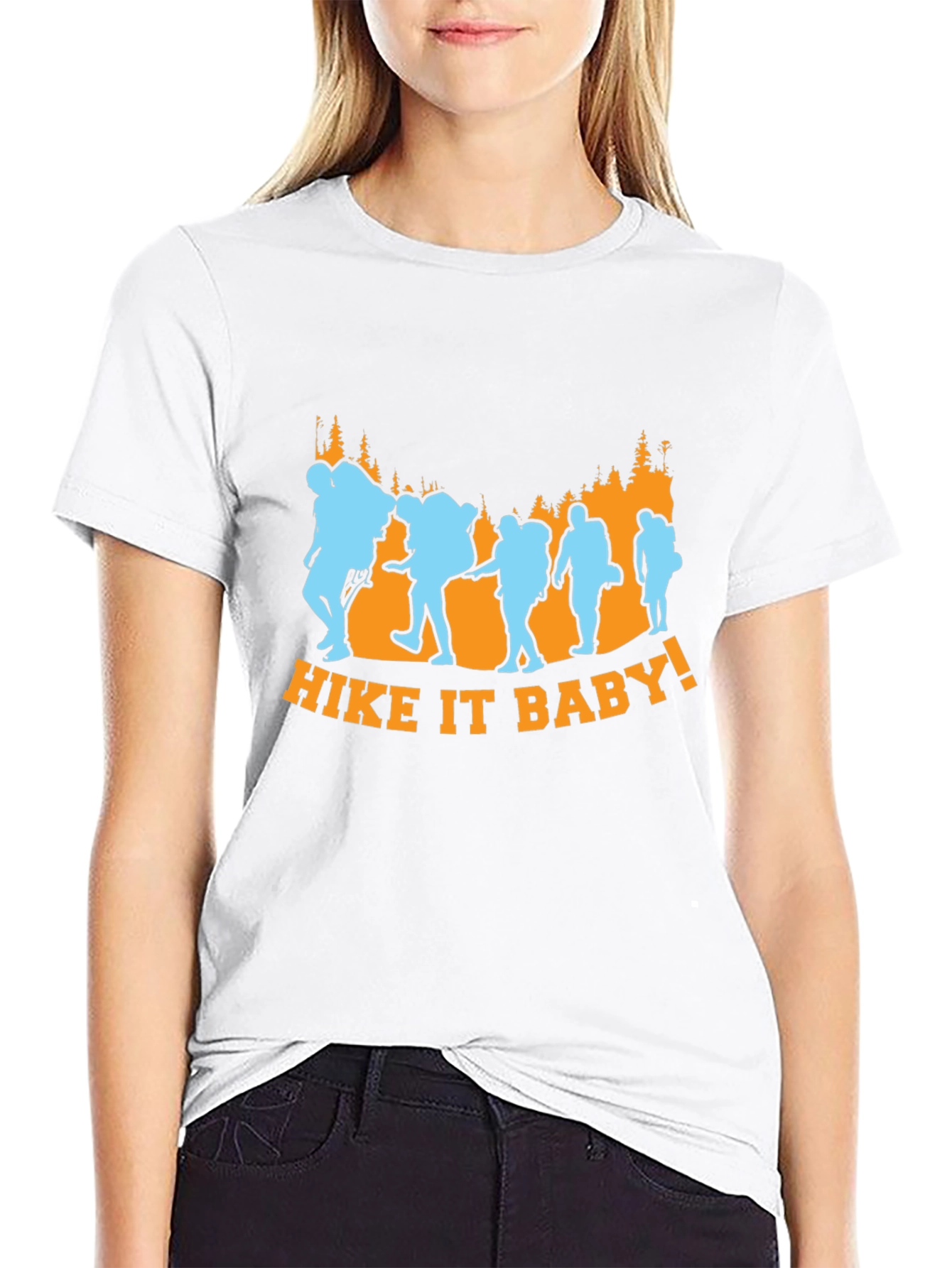 Hike It Baby Black Graphic Tee