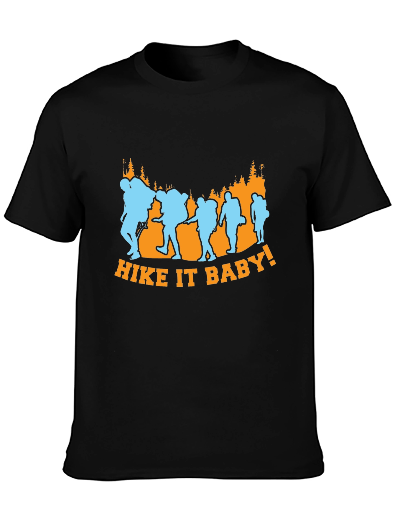Hike It Baby Black Graphic Tee