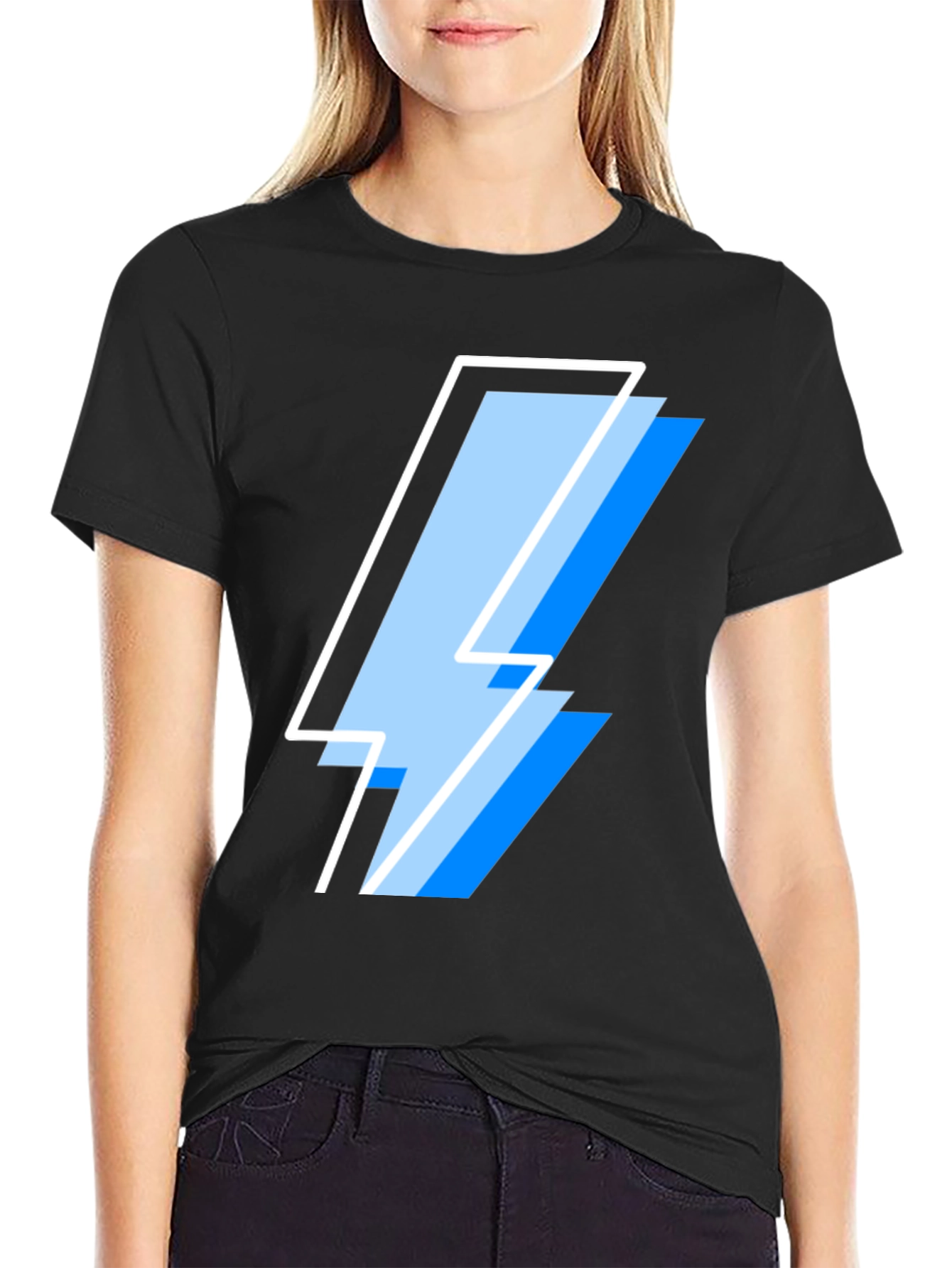 Lightning Bolt Graphic Tee - Cool Casual Style