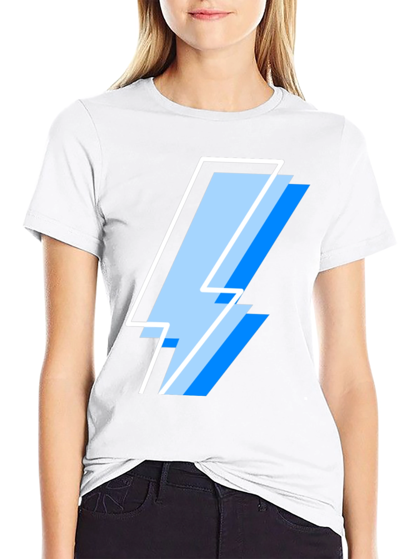 Lightning Bolt Graphic Tee - Cool Casual Style