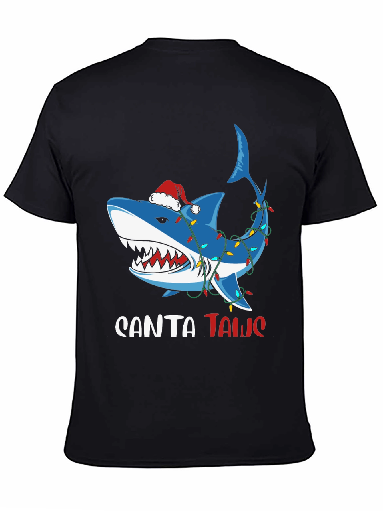 Santa Jaws Christmas Shark T-Shirt