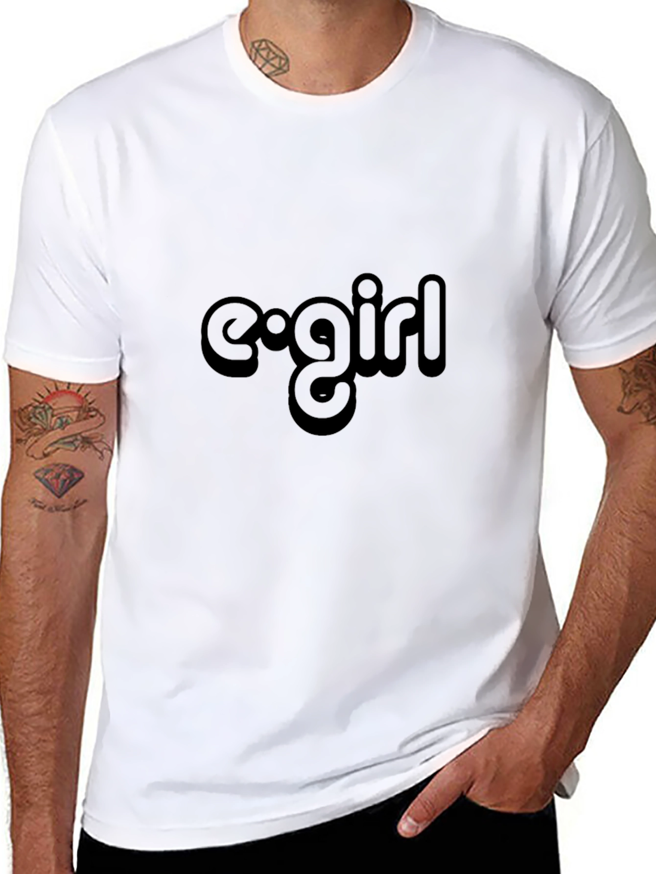 E-Girl T-Shirt: Dark Style Statement Tee