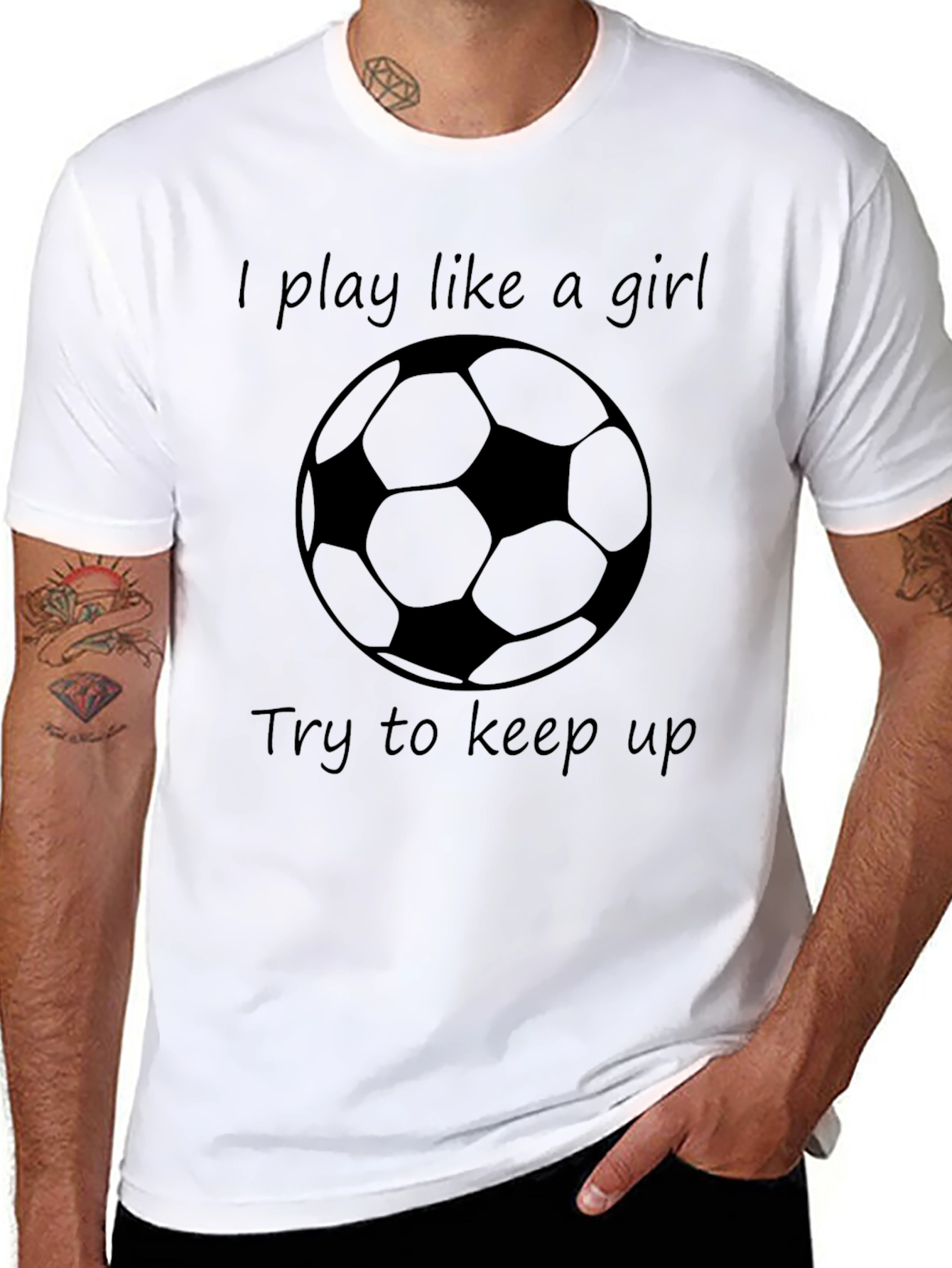 I Play Like a Girl Soccer T-Shirt